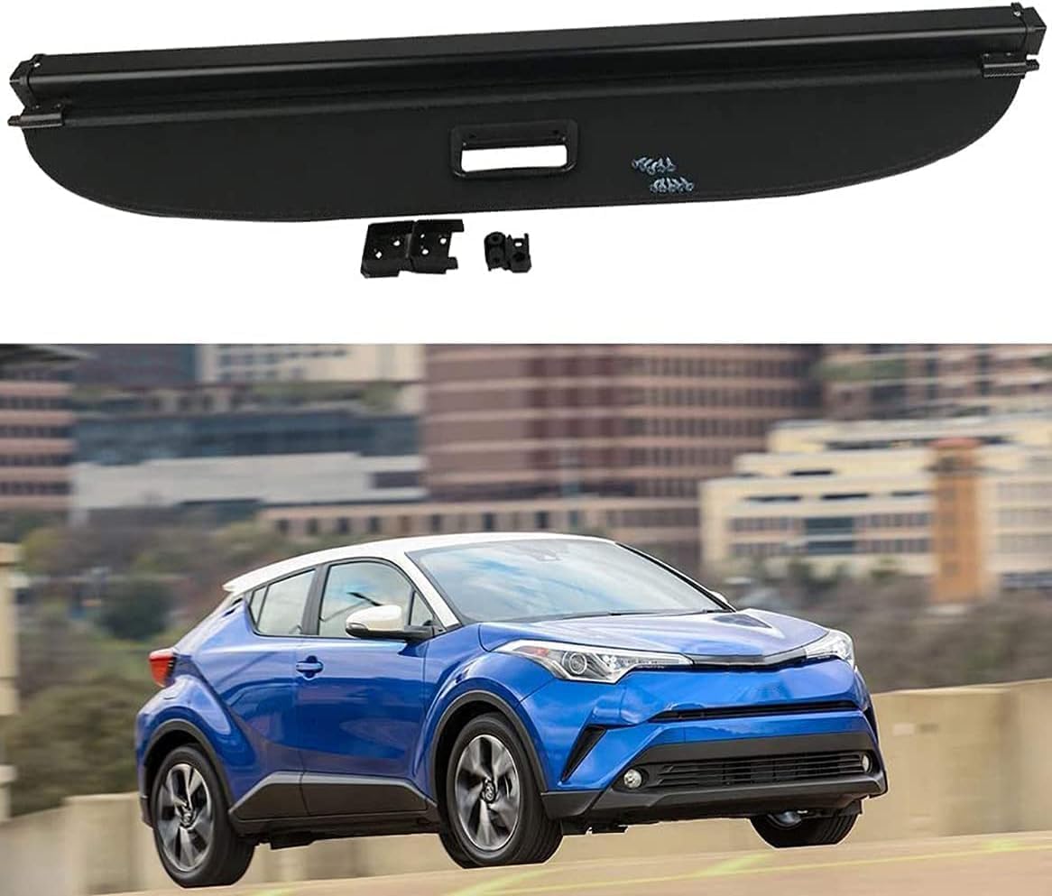 Cubreobjetos retráctil Toyota C-HR 2016-2020: lona protectora extensible de maletero