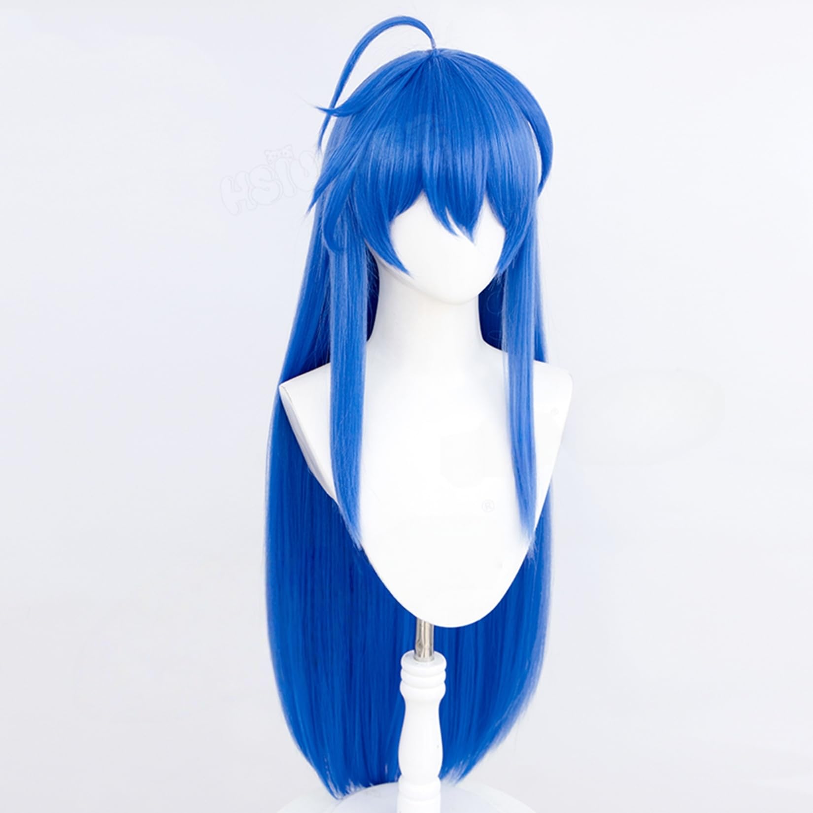 Amazon.co.jp: LAOBAO 泉こなた コスプレ ウィッグ 青髪 ロング