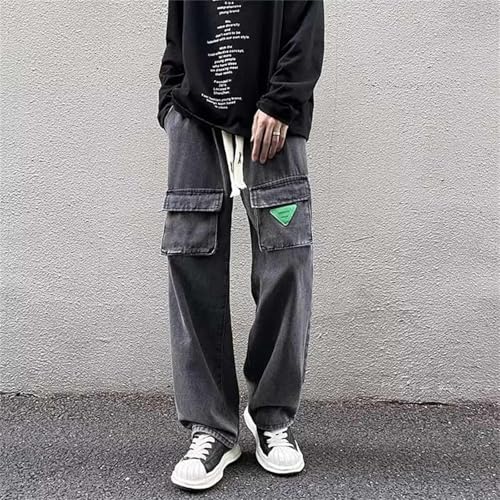 Workwear Jeans Men's Summer Wide Leg Trendy Loose Street Pants Trendy Versatile Casual Pants Big Tall Cargo Shorts for Men4