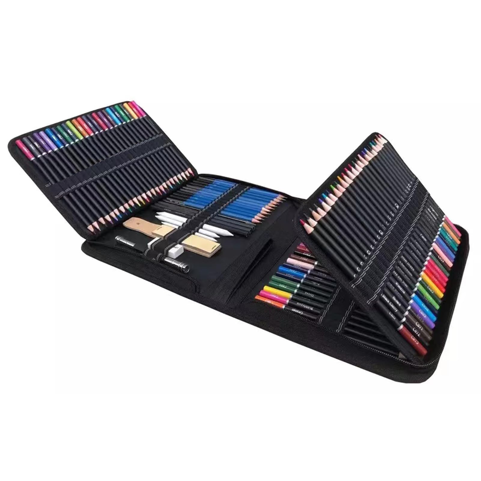 Szkicowanie Zestawu Ołówku Rysunki i Materiałów Artystycznych Zestaw do Szkicu Ołówków Materiałów Artystycznych do Szkicowania Kaligrafii (83PCS) (145pcs)