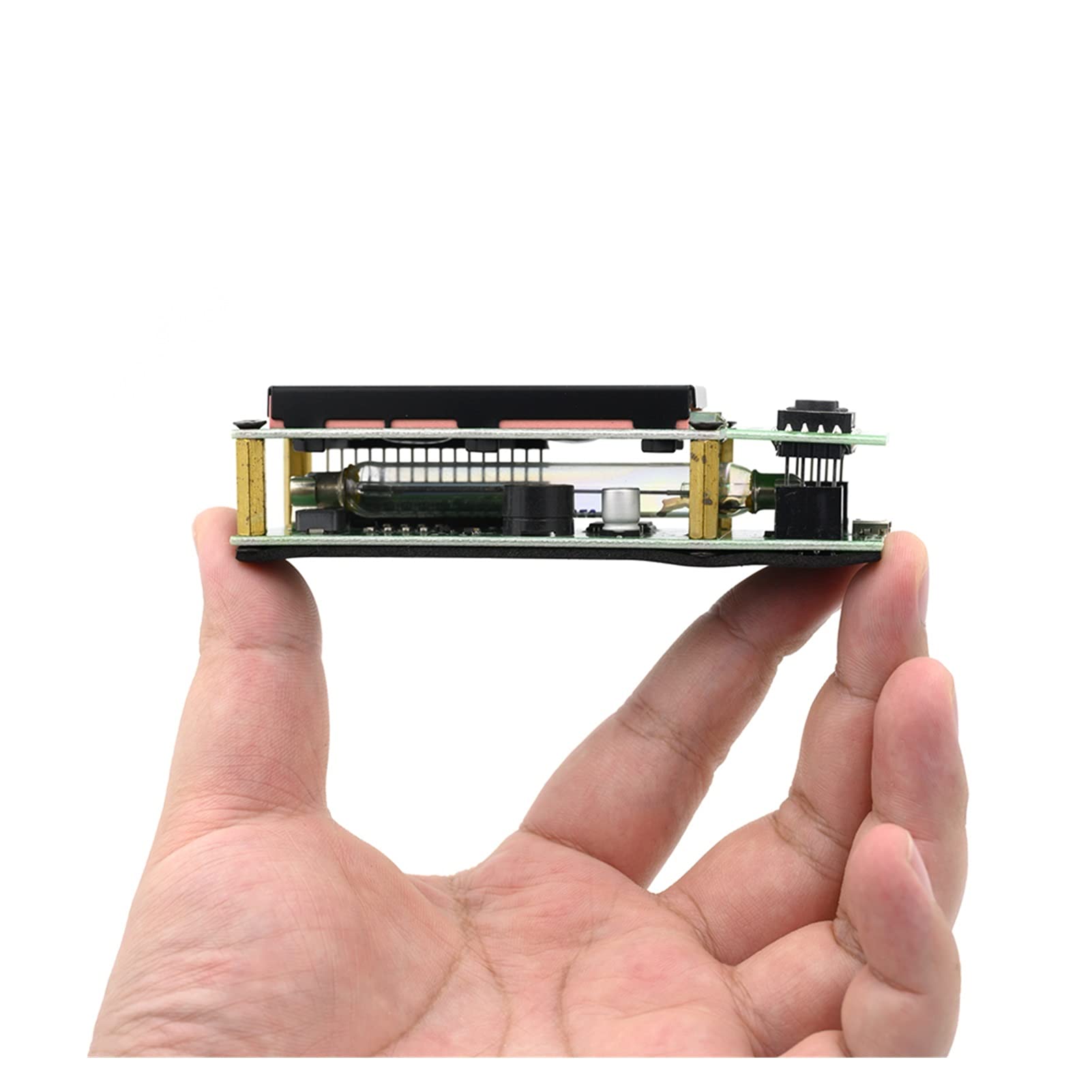 Atomstrahlungsdetektor. EMF Zählerzähler-Tester Steinschmuck-Strahlung Personal Dosimeter mit der Datenleitung Büro, Outdoor