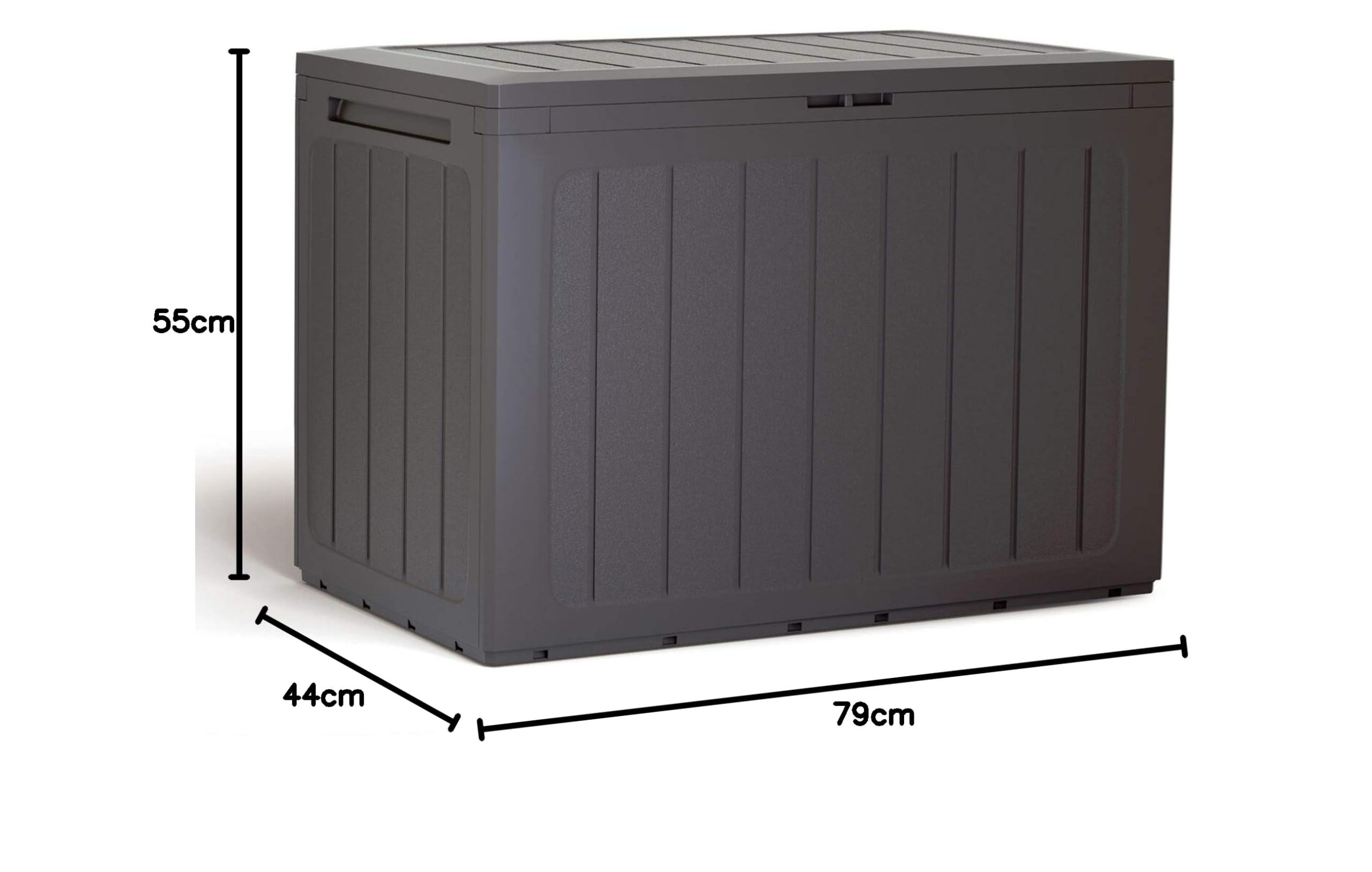 Baul de Jardin 190 litri prosperplast lookox plastica in occhiali scuri 78 x 43,3 x 55 cm