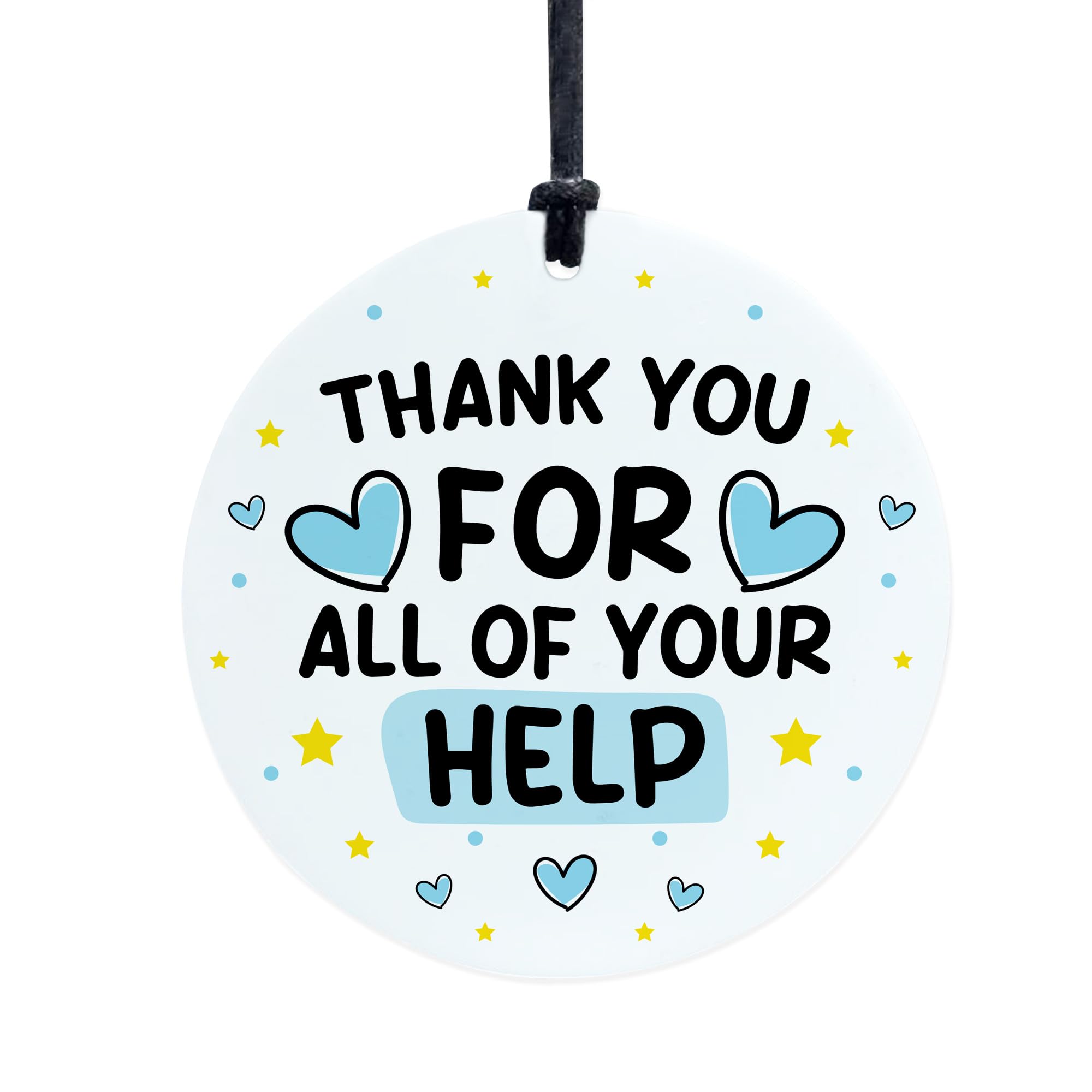 Red Ocean Thank You For Your Help Gift For Friend Volunteer Teacher Mentor Colleague Appreciation Keepsake Him Her Men Women Special Thank You Gift Hard Work