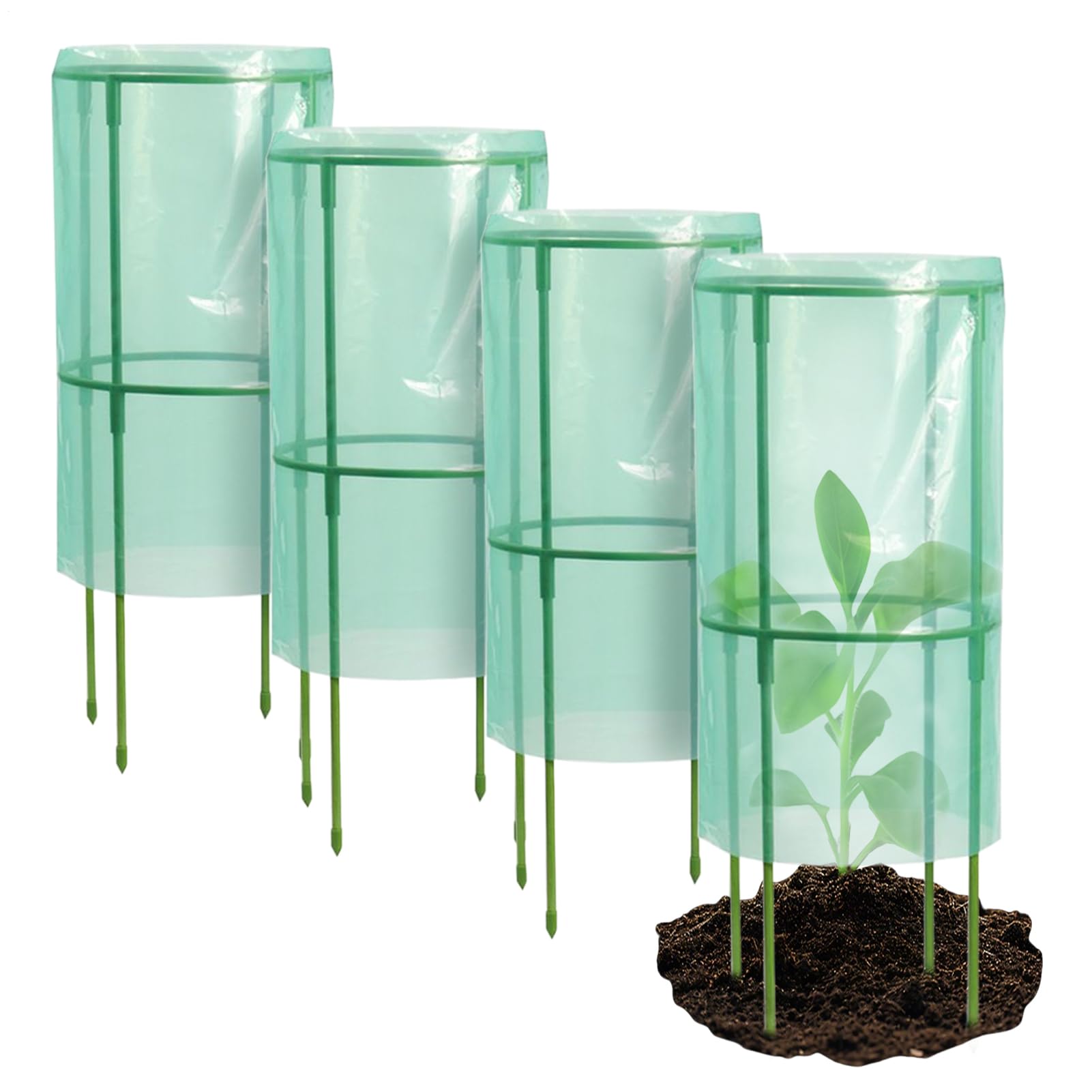 Cloches pour - Cloches pour Le Jardin - Protection Contre Le Gel - Réutilisables - pour Les arbustes à myrtilles, Les légumes Fraises, Les Fleurs et Les Fruits