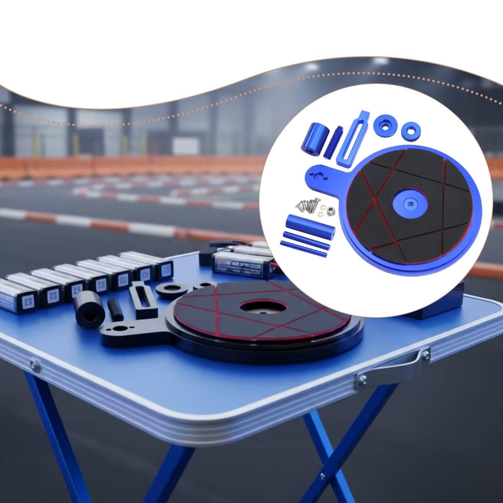 F Fityle neumáticos RC, fácil instalación, Accesorios para Aficionados, Herramientas auxiliares, aleación Aluminio, Ajustable, semiautomático, Azul