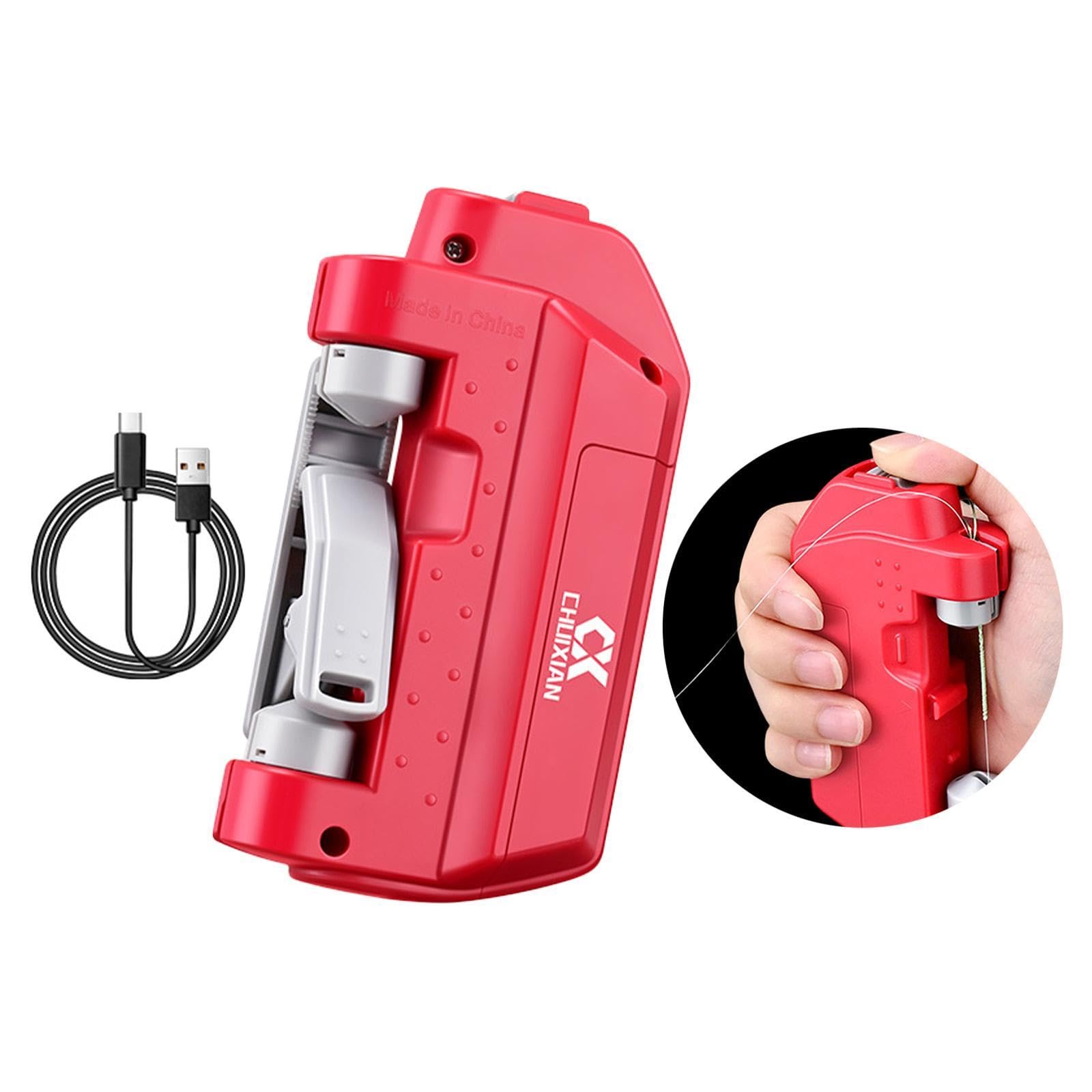 predolo Anudador de Pesca Eléctrico, Alimentado por USB, Portátil, Rápido Y Práctico, Herramienta para Hacer Nudos, Equipo de Pesca