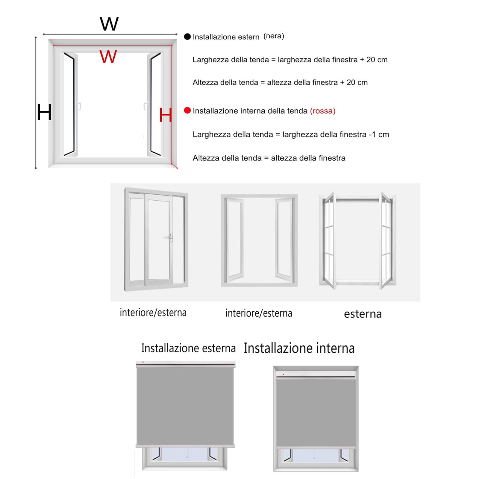 Tenda A Rullo A Senza Fili Con Molla,Tende Avvolgibile Isolante Termico per Finestre,Impermeabile,per Soggiorno,Camera da Letto,Personalizzate,Larghezza x Altezza (160cm x 140cm)