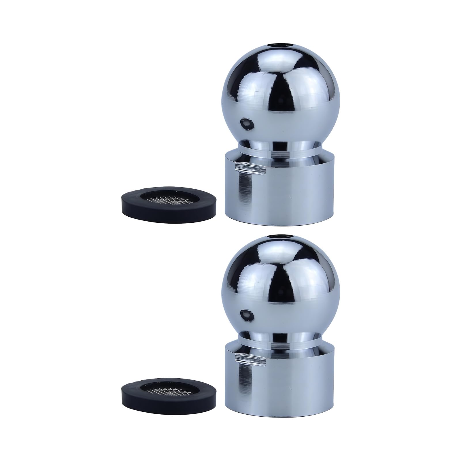 2Pcs Shower Head Top Sprays Connecting Joint Universals Rotation Ball Joint with Washer Bathroom Sprinkler Accessories Modern Bathroom Accessory
