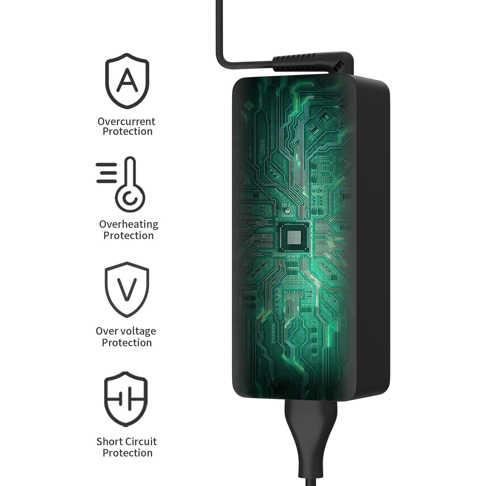 Caricatore USB-C 65W PD Alimentatore Laptop | Cavo Type-C Incluso | Per Lenovo, HP, Huawei, Dell XPS, Acer, Asus E Xiaomi