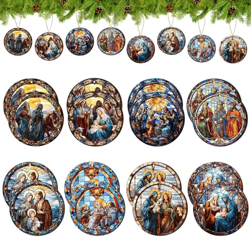 Baumschmuck Weihnachten, krippe anhänger, Weihnachtsbaum Engel, Jesus...