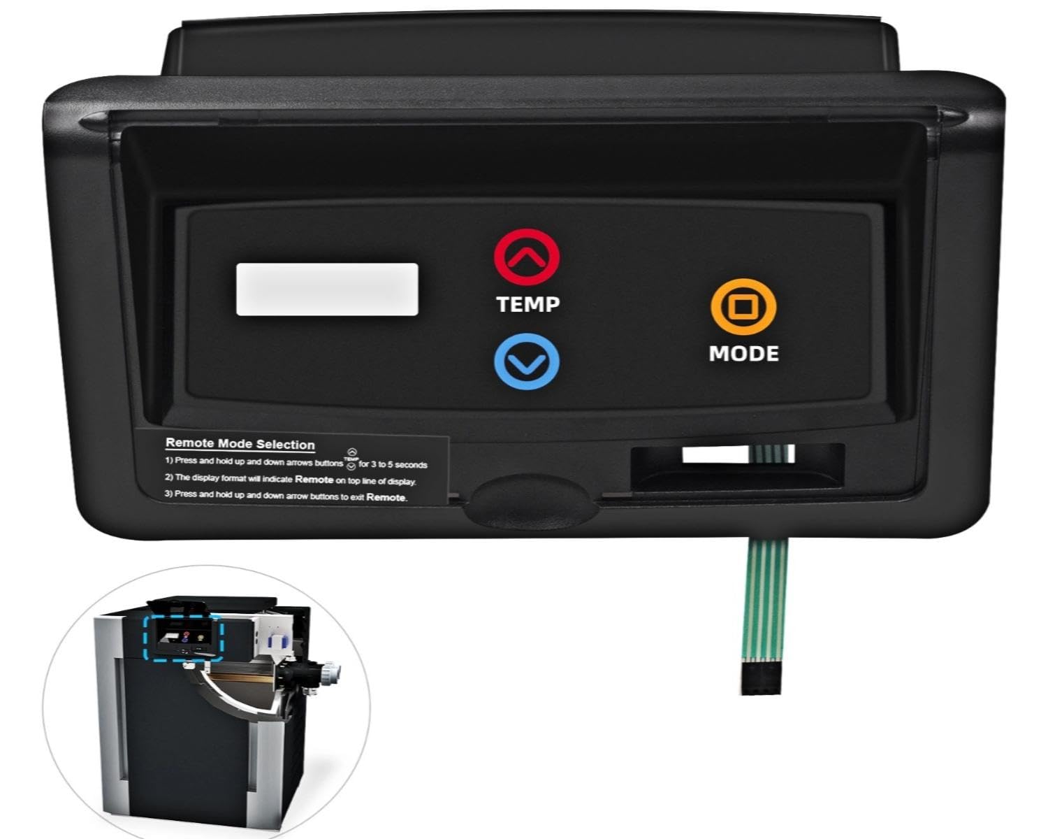 009491F/009492F Control Bezel with Switch Decal Membrane Compatible with Raypak Pool Heater Control Panel R185B, R265B, R335B, R405B ID Digital Pool Heaters-picture-17