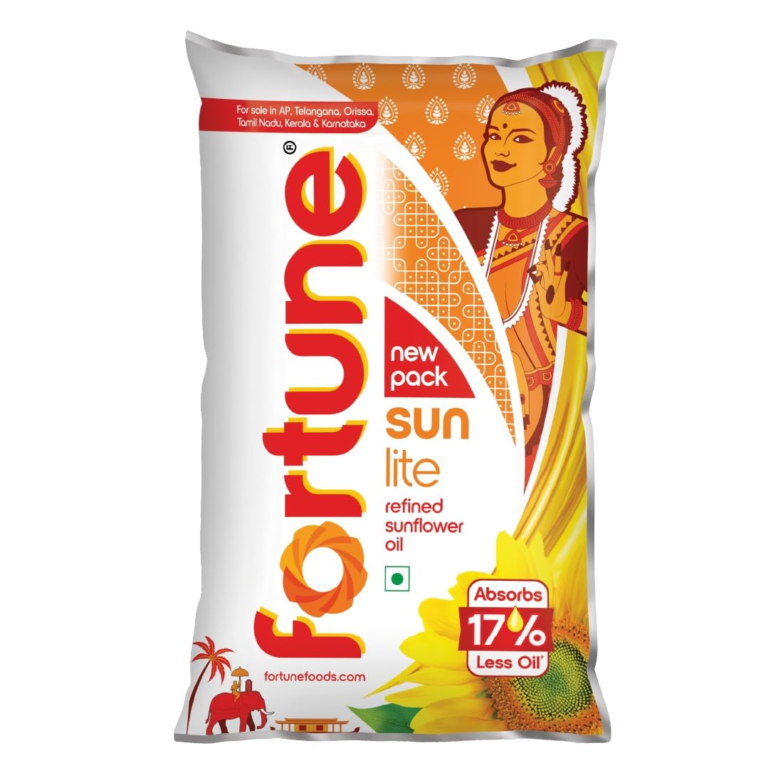 FORTUNE REFINED SUNFLOWER OIL 840G Pouch-image-39