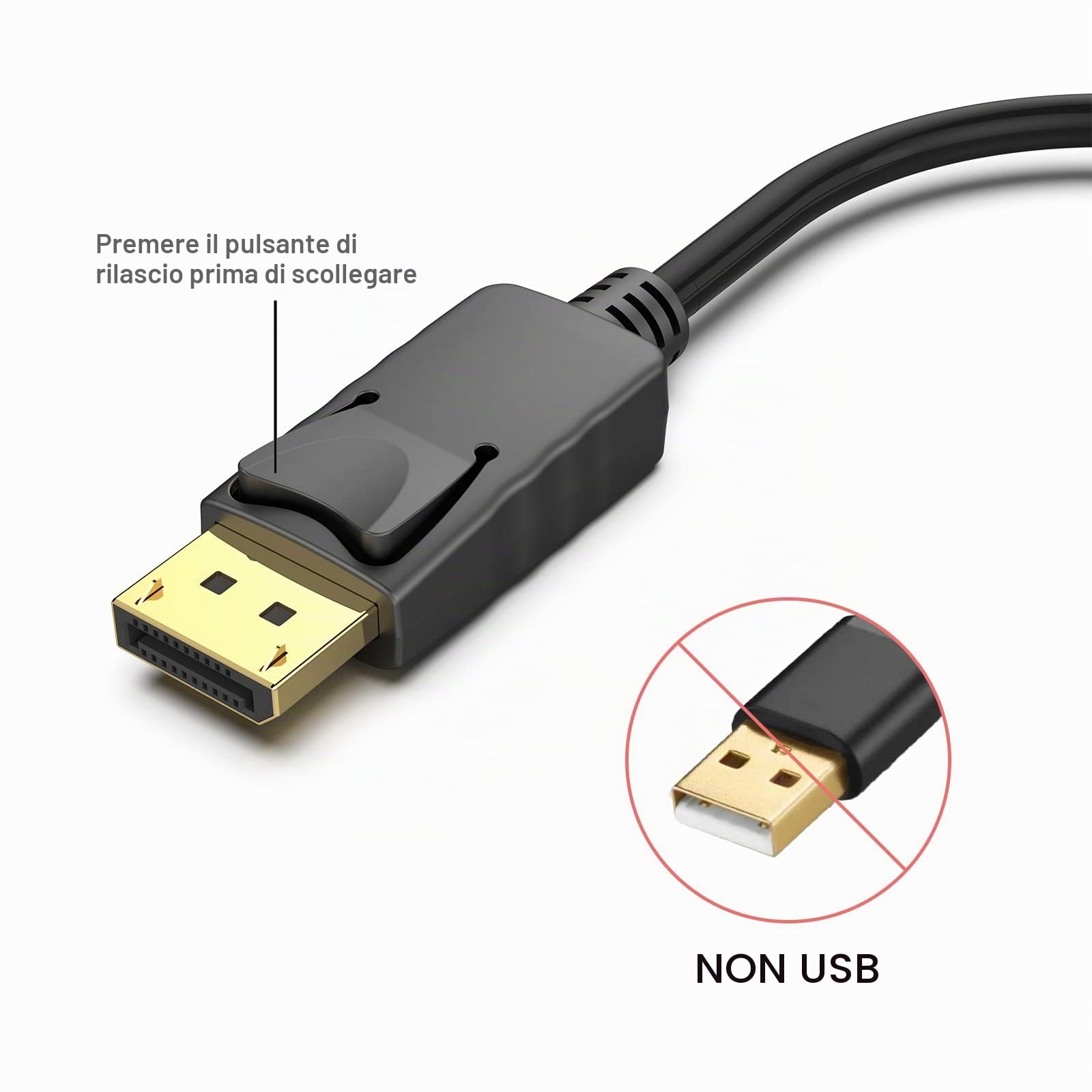 BENFEI Adattatore Displayport a HDMI, Convertitore DP Maschio a HDMI Femmina con Audio