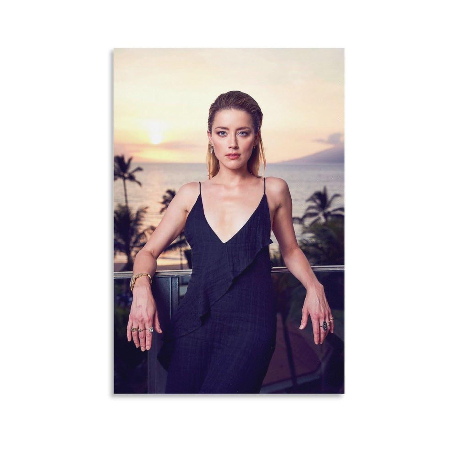 sachin and babi light blue dress amber heard at vanity fair oscar party