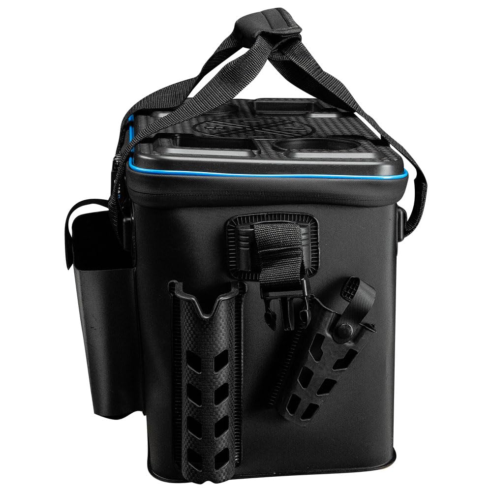 LMAB Angel Bakkan Premium 2.0 wasserdicht - 24L & 50L, XXL Angeltasche mit Rutenhalter, Bootstasche Angeln, Angeltasche groß, Angel Koffer für Angelzubehör, Angel Tasche, Angeltasche, Angelkoffer