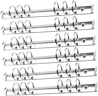 HONMEET 12 Peças Fichário De Metal Para Caderno Fichário A5 Fichário Pasta De Arquivo Fichário De Folhas Soltas Pasta De Metal Mecanismo De Fichário Planejador A5 Fichário De Caderno