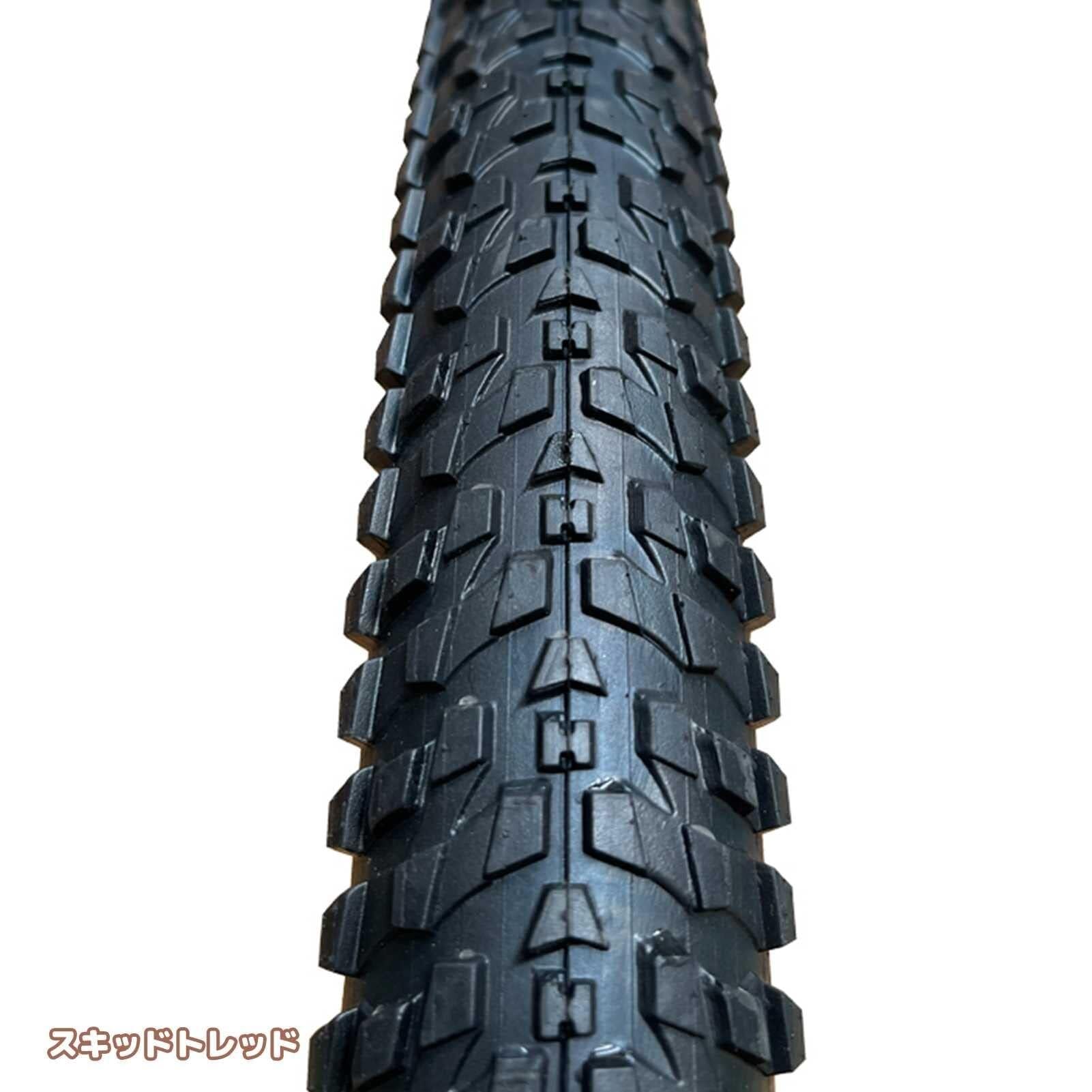 24x2,125 Opony, Zestaw 10 szt. Zamiennik do Roweru Górskiego Gravel Cruiser – Nie składane Odporne na Przebicia Brązowe Boki 35 PSI Maks Ciśnienie