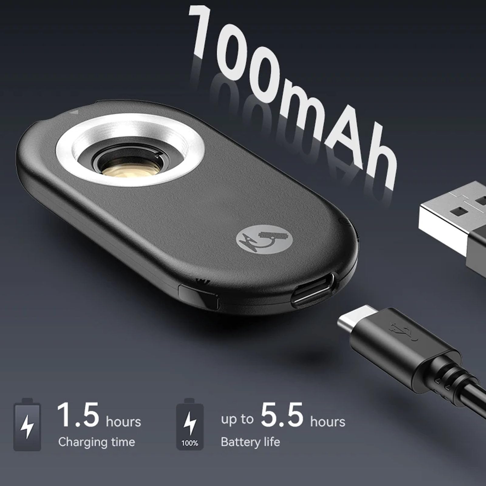 Lente de Microscopio para Teléfono, Micro Lente para Teléfono Nano Zoom para Android para Teléfono iOS con Filtro CPL Luz LED, Mini Microscopio Digital de Bolsillo, Accesorios