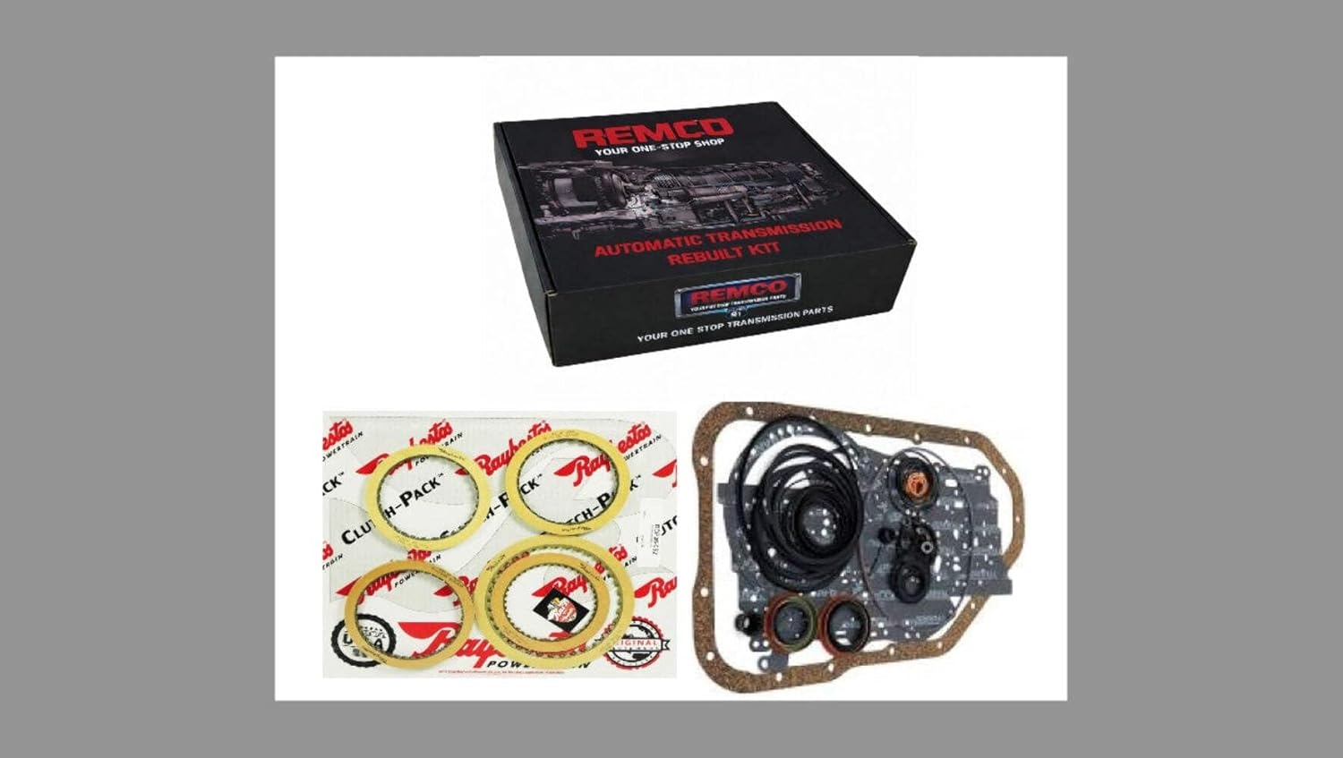 TH2004R(81-UP) TRANSMISSION BANNER KIT WITH OVERHAULT KIT AND CLUTCHES