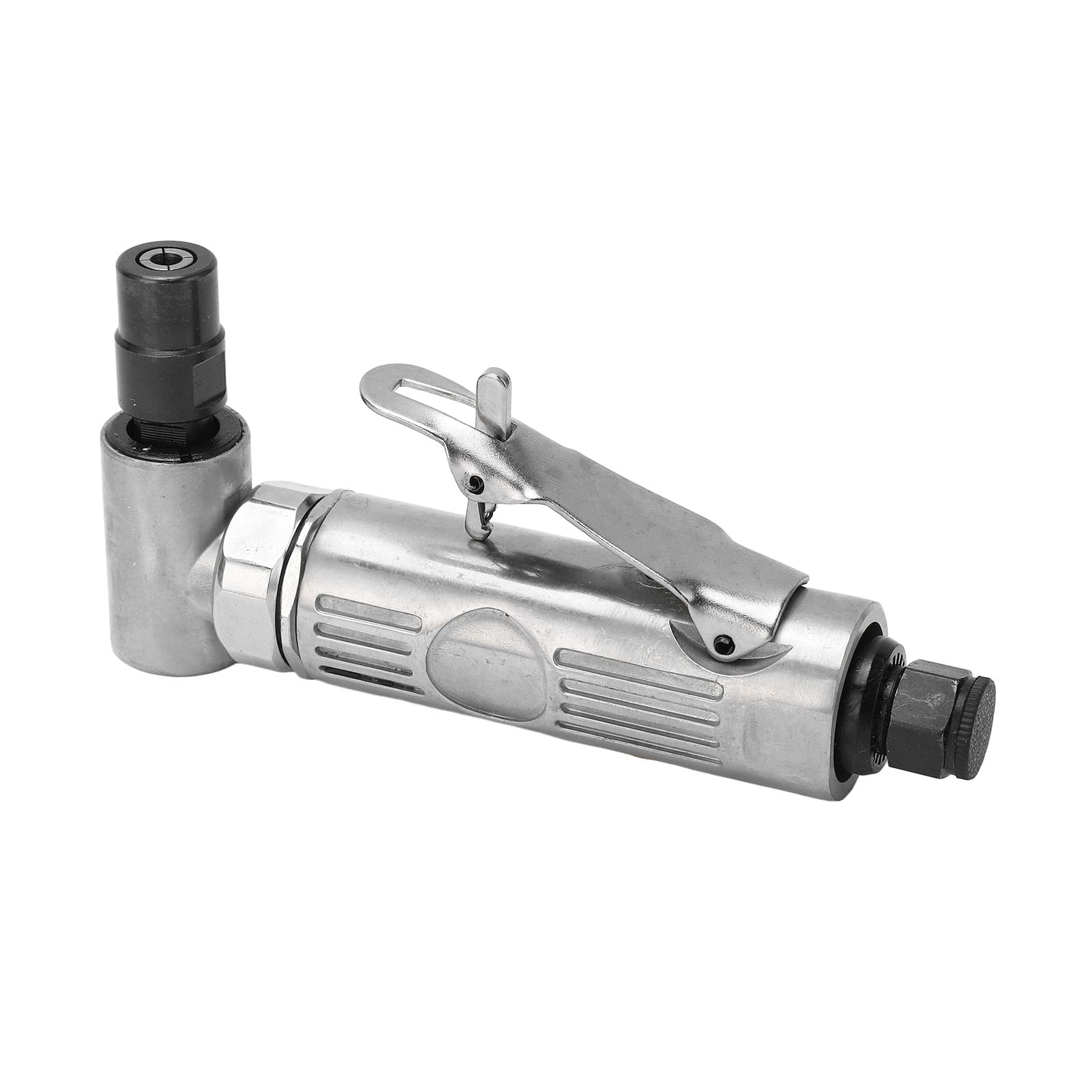Smerigliatrice Pneumatica da 90 Gradi 20000 Giri/min 0,3 Pneumatica | Lega di Zinco, Acciaio Al Tungsteno, Pinze da 1/4" e 1/8", Set di Testine per Smerigliatura Ad Aria, Uso del Compressore,