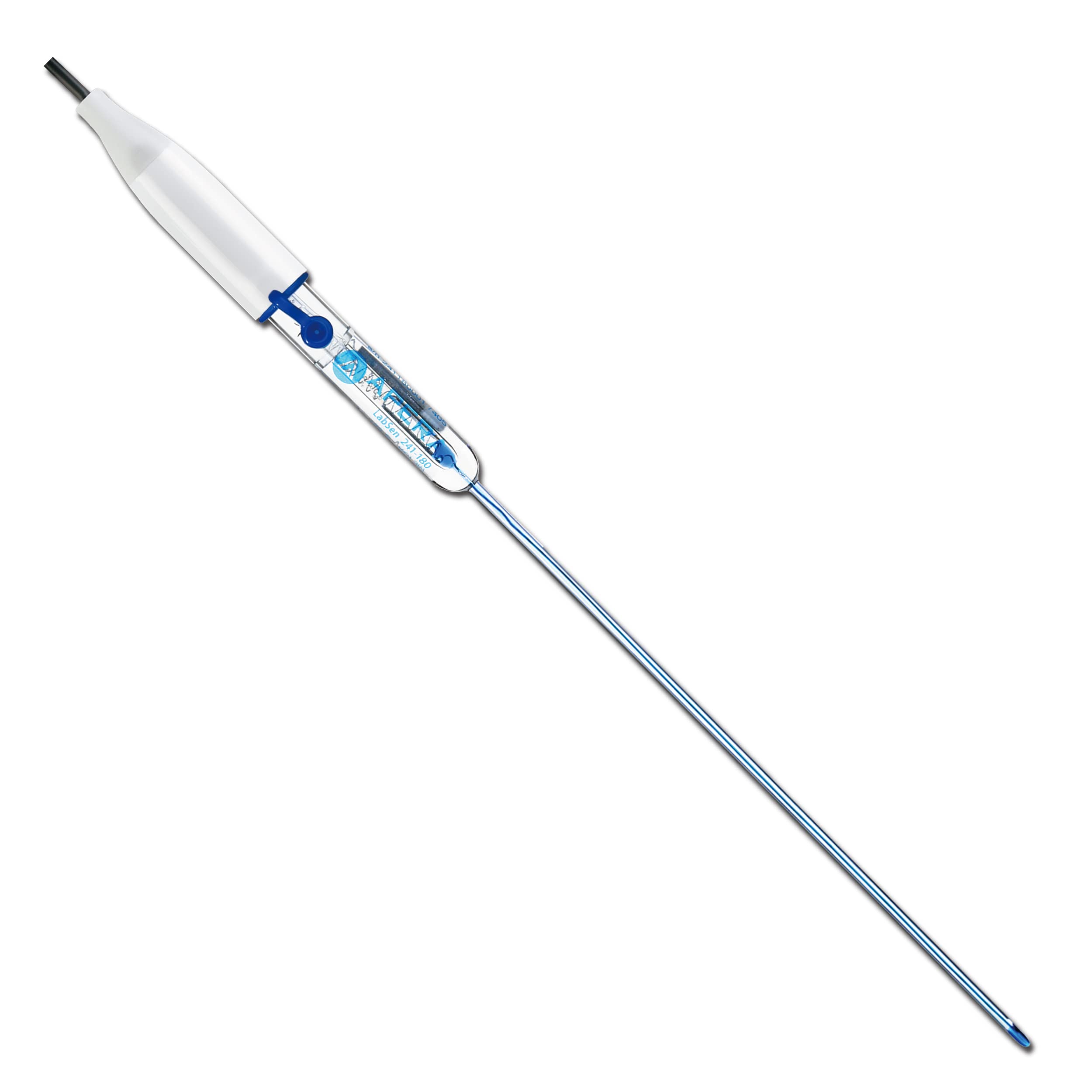 Apera Instruments LabSen 241-180 Microelectrodo de vidrio de pH para tubos NMR, conector BNC | Para tubos RMN, conector BNC