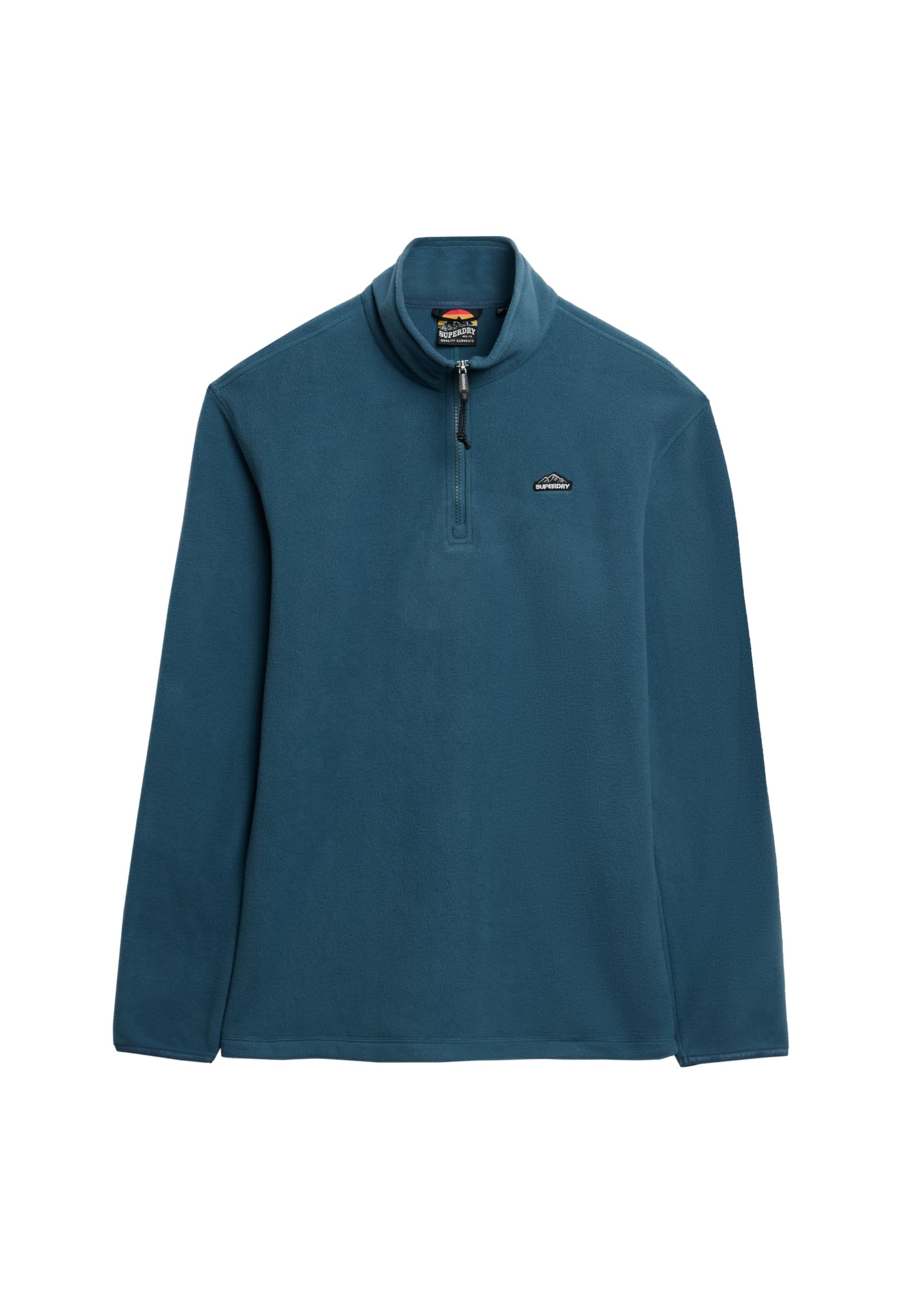 Superdry Mens Polar Fleece Half Zip Fleece - Orion Blue - L
