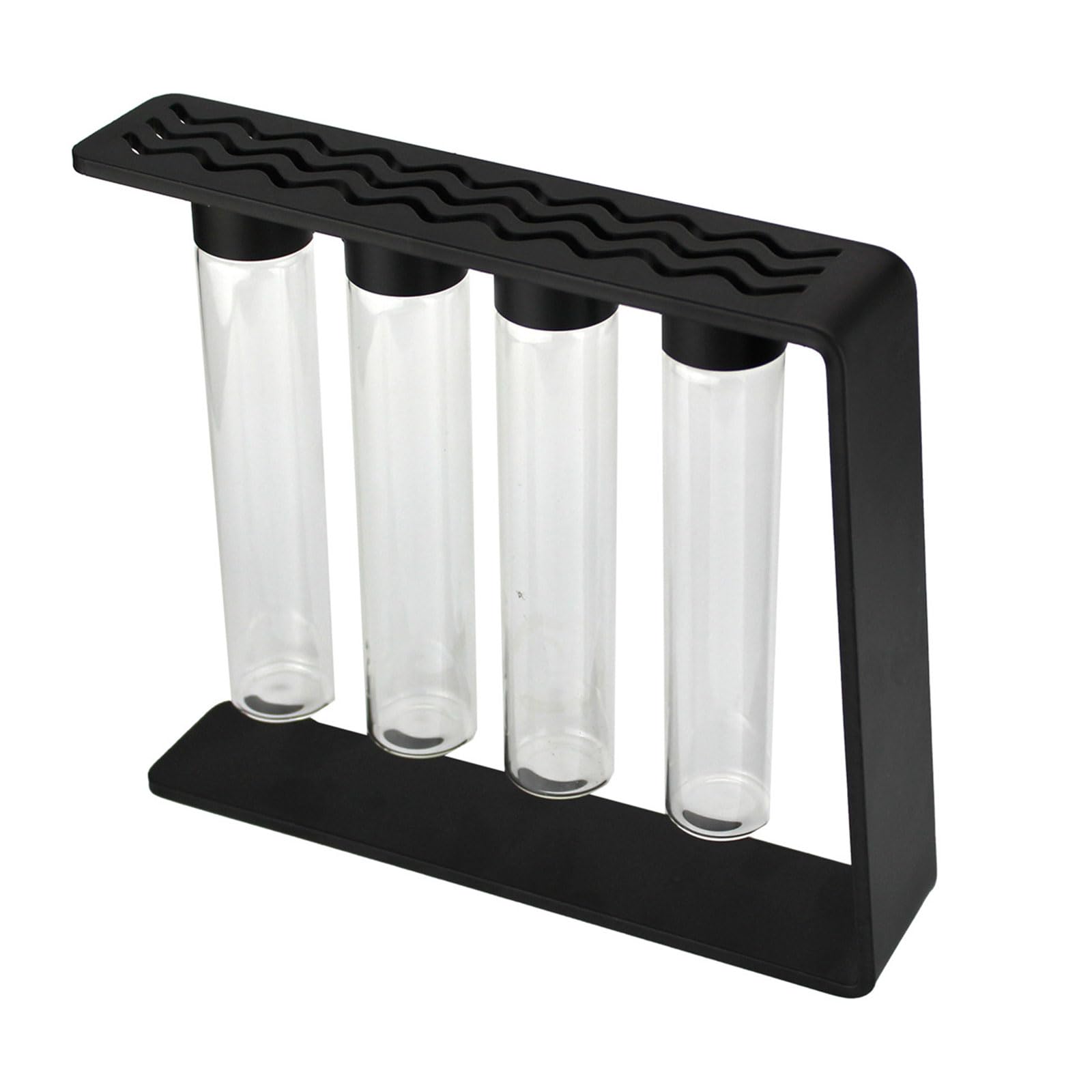 Buxuaaaa Glass Storage Tubes Dose Seal Canisters Dispenser Bottles Tube Rack for Enthusiast Accessories