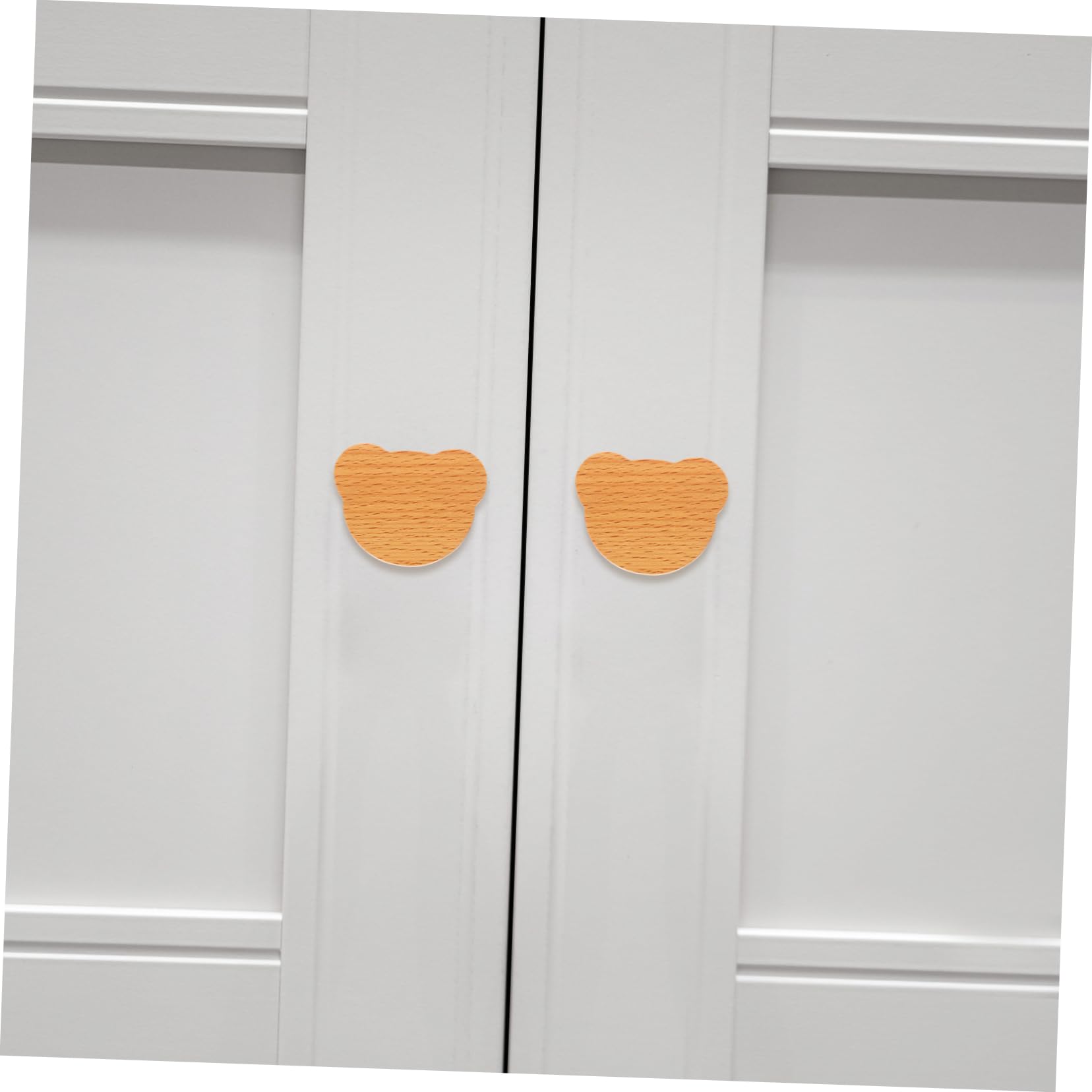 NUOBESTY 4 Set Maniglie Del Pomello Del Comò Costumista Manopole Per Mobile Da Cucina Della Porta Pomelli Per Cassetti Pomello in Legno Di Legno 6 Pezzi*4