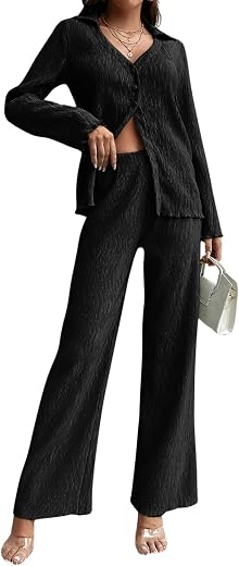 GRECIILOOKS Co ord Set Women Stylish | Dress for Woman | Women's Summer Cord Set | Trendy Poly Cotton Pajama Set | Full Sl...
