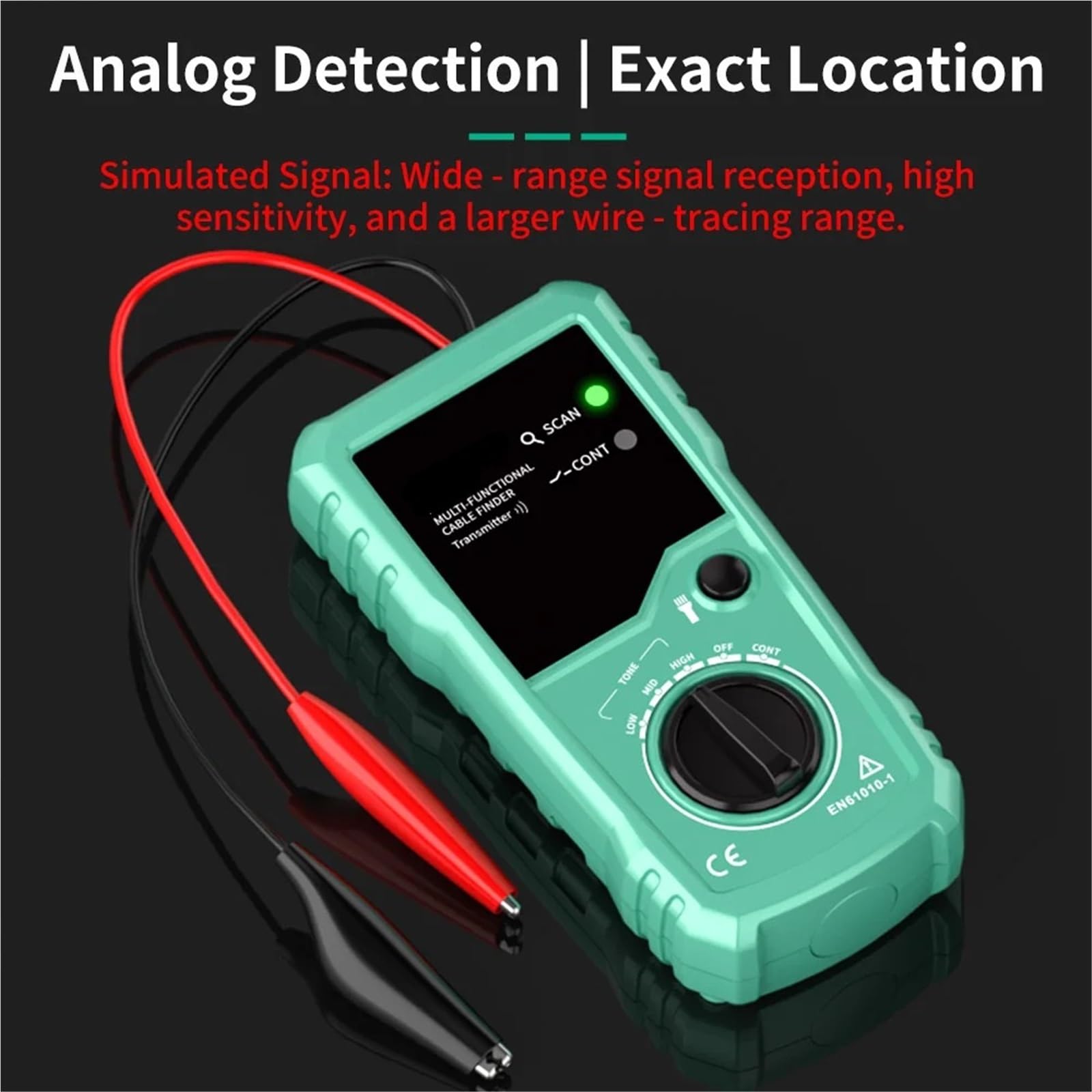 Detector de fallas cables alta precisión, comprobador circuitos, punto ruptura, cortocircuito, apertura, detección fugas, herramienta localizadora - Omni-Check