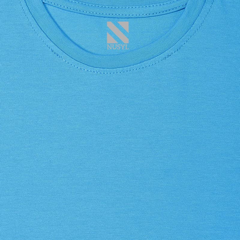 Nusyl Camiseta de algodón para niños con estampado Holi colorido, color blanco, NUBCTSH0265