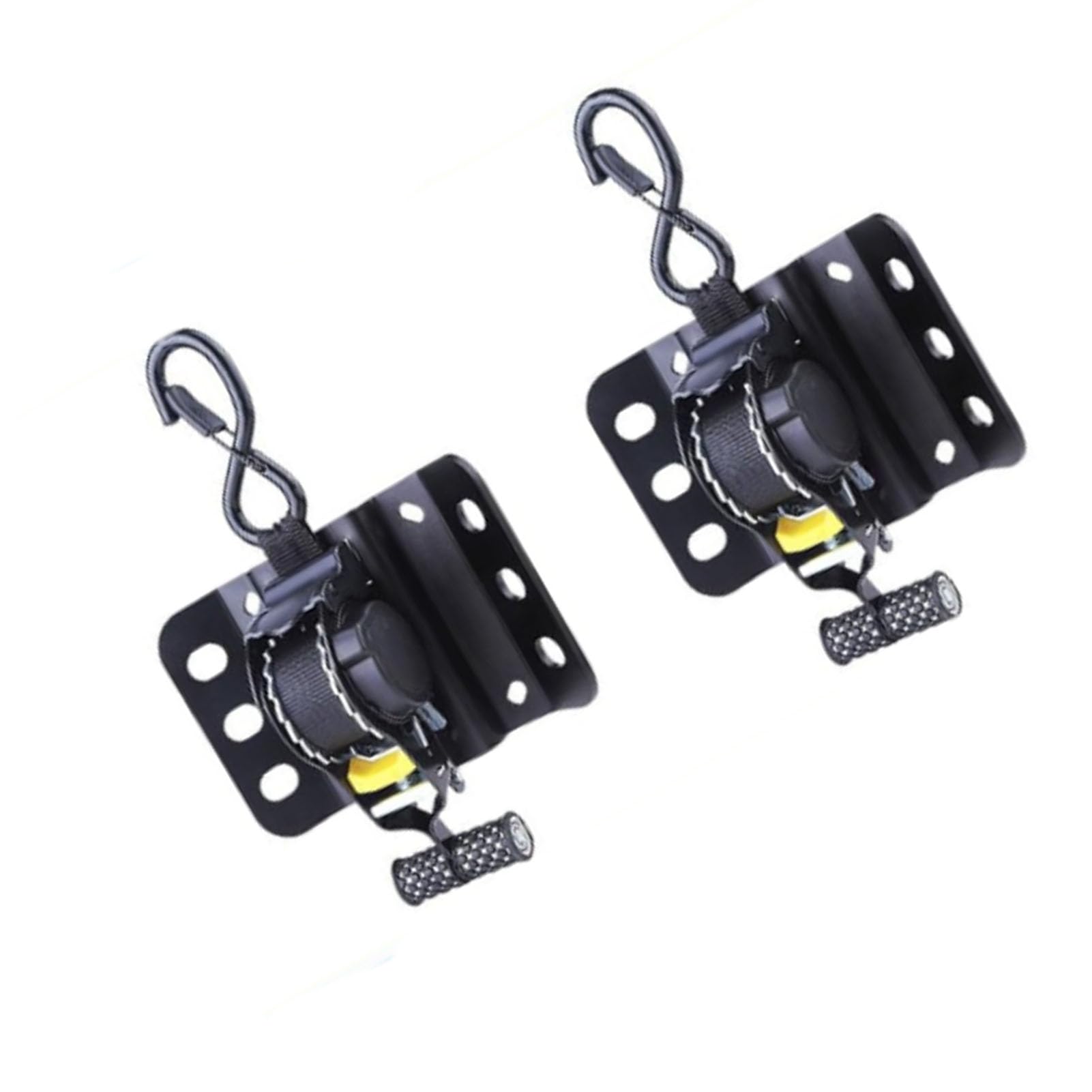 Cinghie di ancoraggio a cricchetto da 2 pezzi Kit tenditore automatico per auto Moto in movimento
