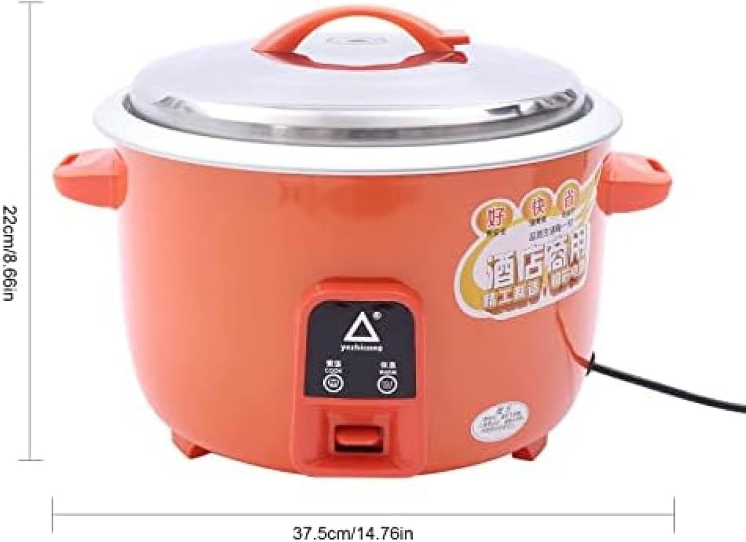 13l Duży Garnek Do Gotowania Ryżu Ze Stopową Aluminiową Misą, Powłoką Nieprzywierającą, Mini Garnek Do Gotowania Ryżu Z Funkcją Podtrzymywania Ciepła