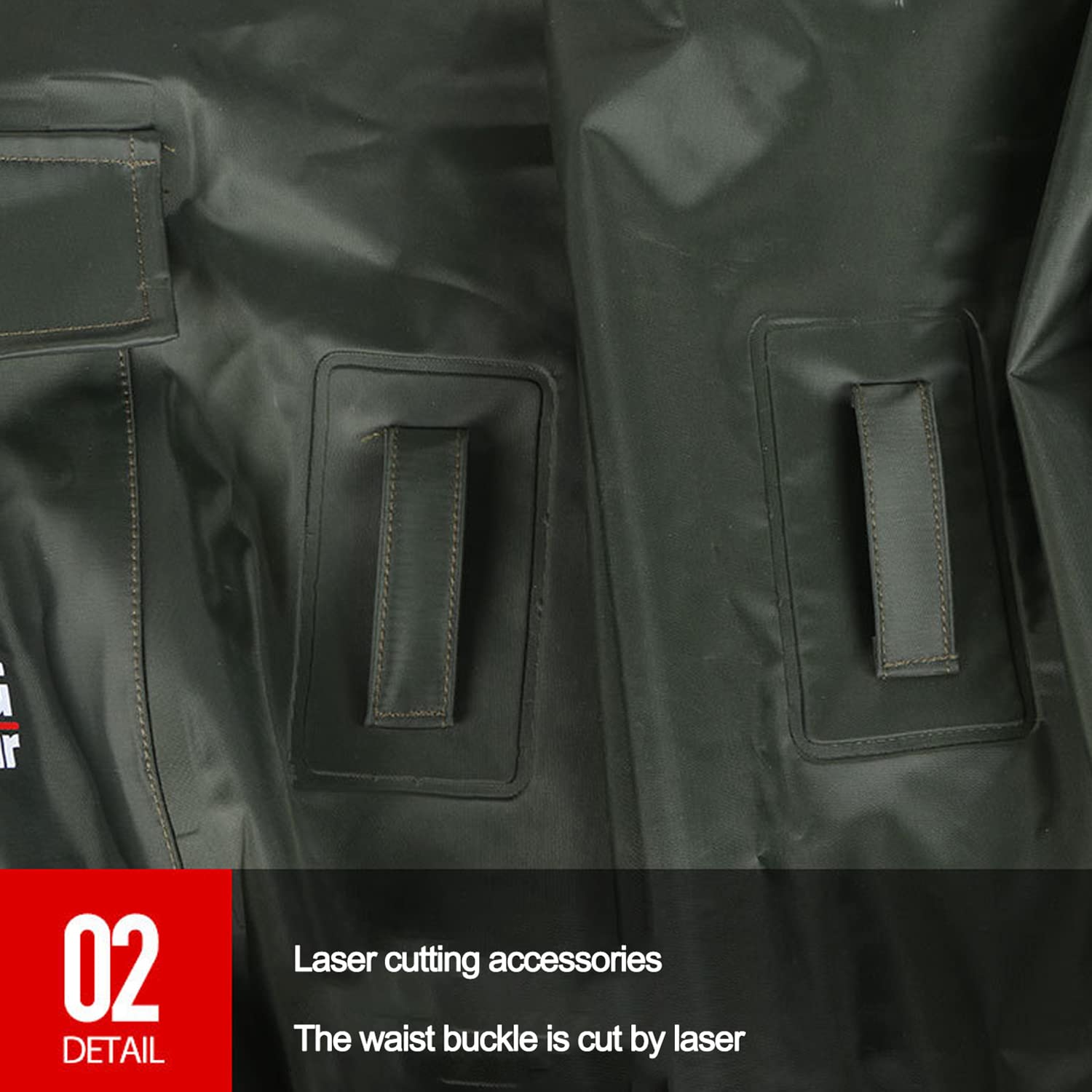 Wathose wasserdichte Herren Anglerhose Nylon mit Stiefeln Angelhose Atmungsaktive Wathosen Teichhose Angelbekleidung für Angeln Jagen Bootfahren Fliegenfischen