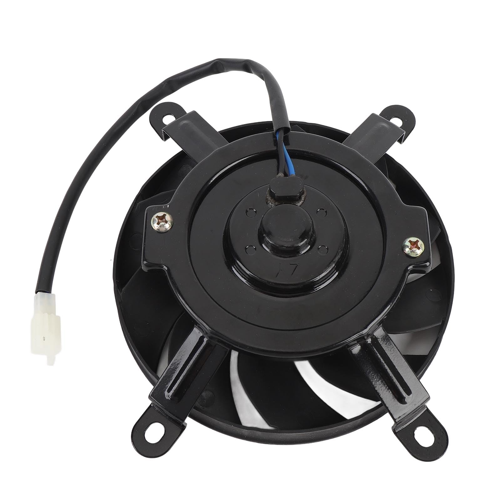 Ventola di Raffreddamento per radiatore Moto, 170 mm, Realizzata in Lega d'Acciaio, con 10 Pale, Compatibile con Quad, Kart e Altri Veicoli con capacità di 150, 200, 250, 300 e 350 ml