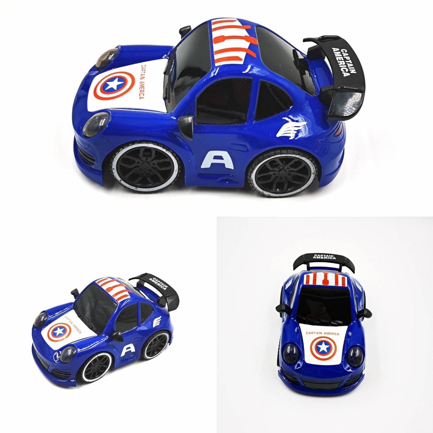 SHIVMYRA Avenger Theme Remote Control Car Toys for Kids Age 3-4-5 Year ABS Plastic Full Function RC Radio Control High Speed Super Racing with Lights (Captain America) (B0CYTC5FJY) Amazon Price History, Amazon Price Tracker
