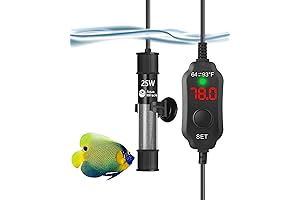 AquaMiracle 25W Aquarium Heater for 3-5 Gallon Tanks