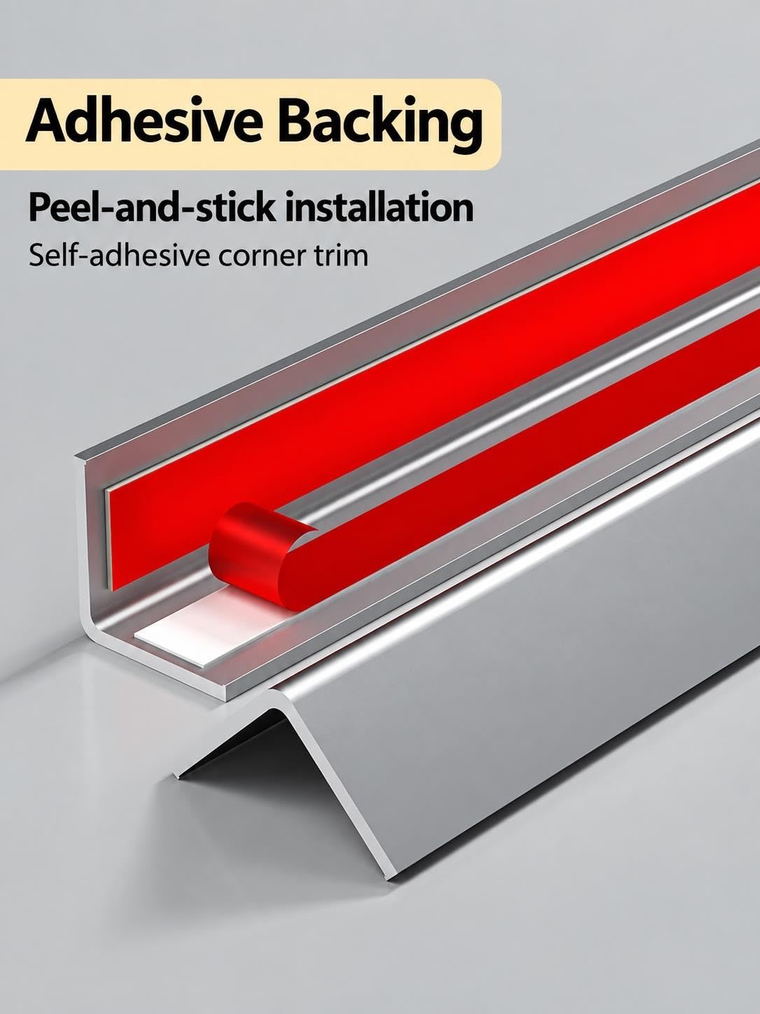 Protector Esquinas PVC 25mm Adhesivo Pared 2 Unidades