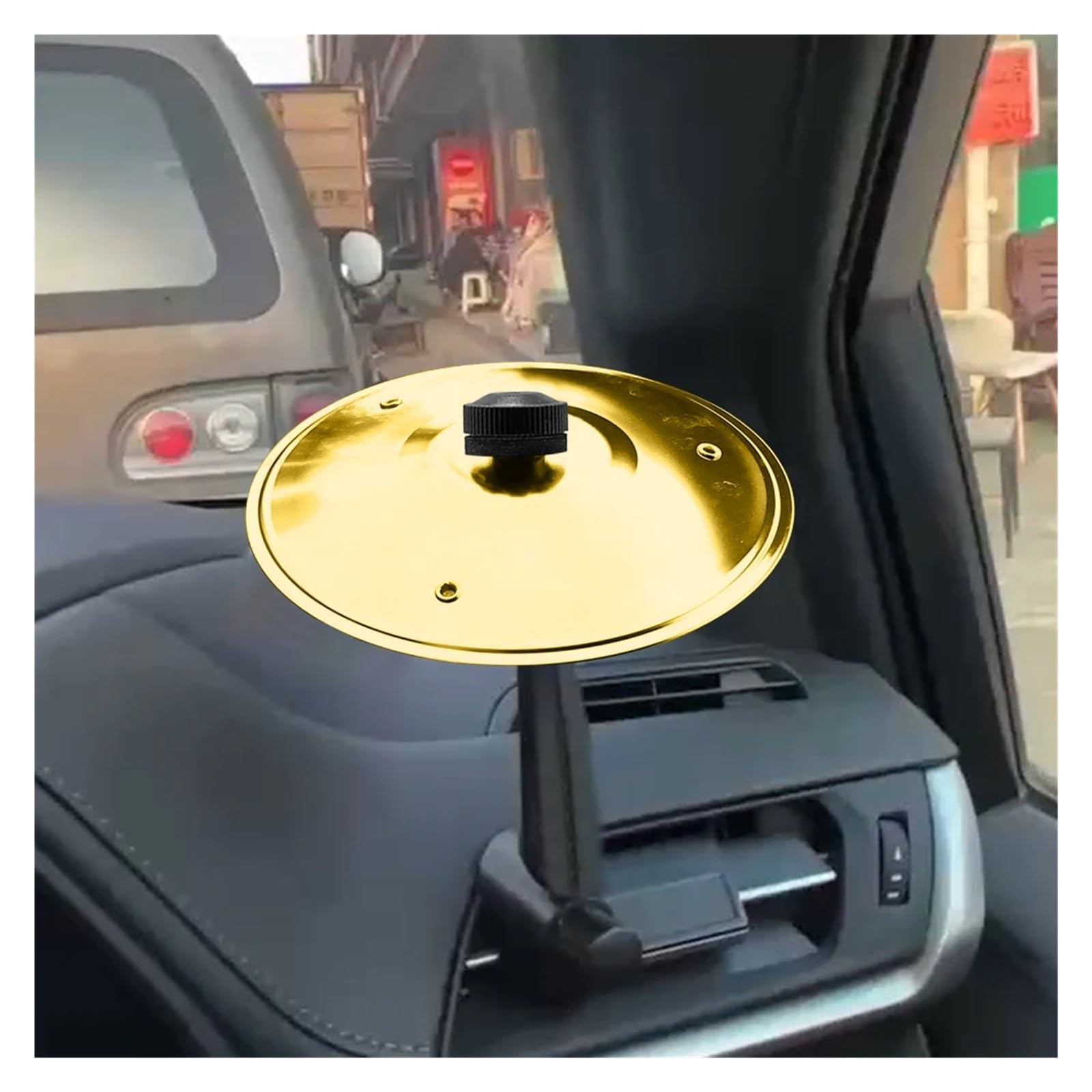Cymbale a Main 1-3 pièces alliage voiture Crash cymbale évent tambour Mini facile à installer clipser
