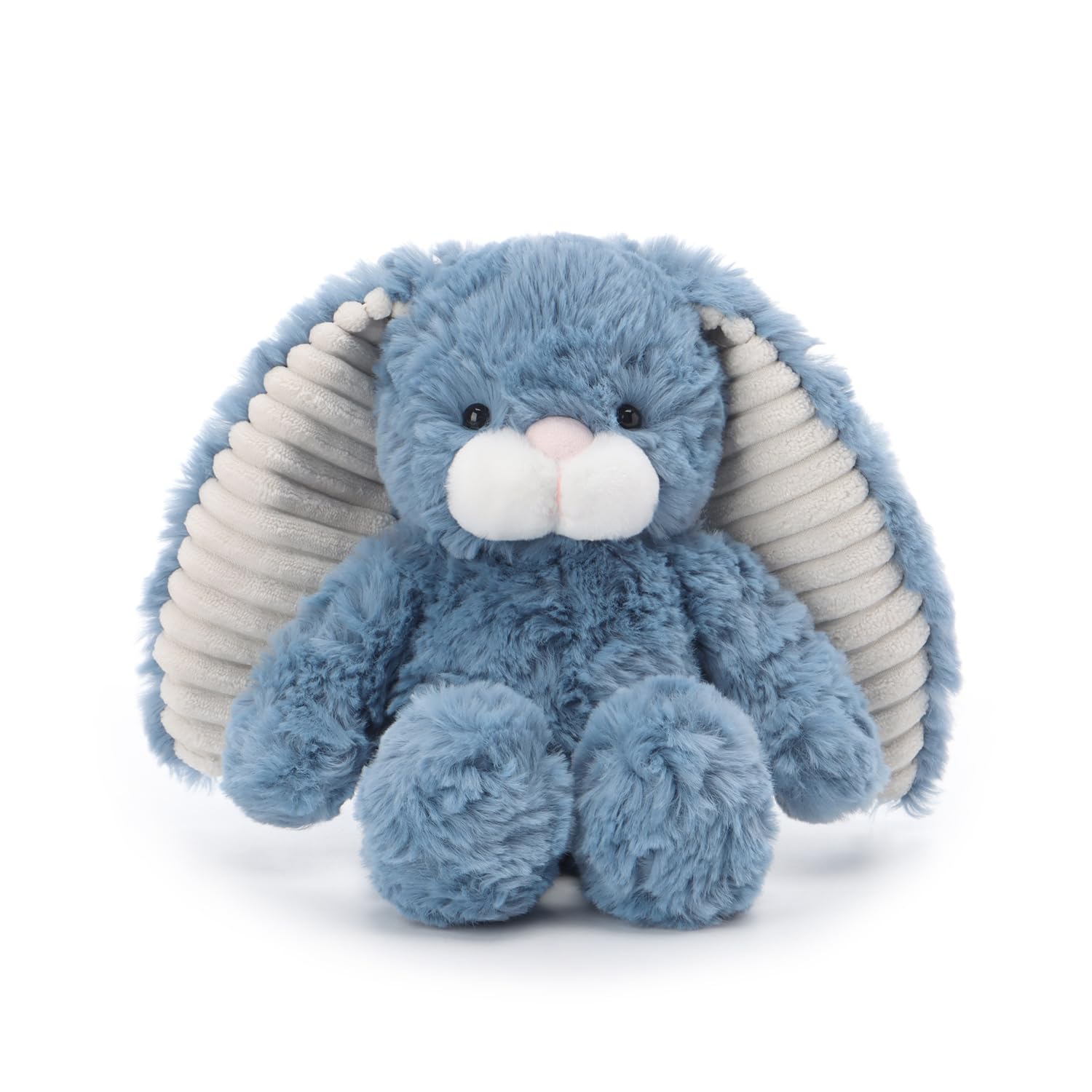 Apricot Lamb Navy Blue Riva Bunny Rabbit Soft Stuffed Animals Plush Toys 8"