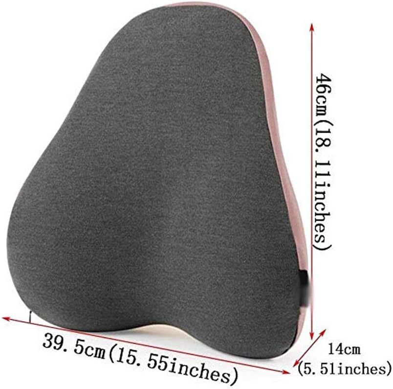 JSEIAJB Lumbar Pillow - Orthopedic Knee Pillow for Side Sleepers Provides Lumbar Alignment, Hip, Neck, Joint & Leg Support Memory Foam(D)