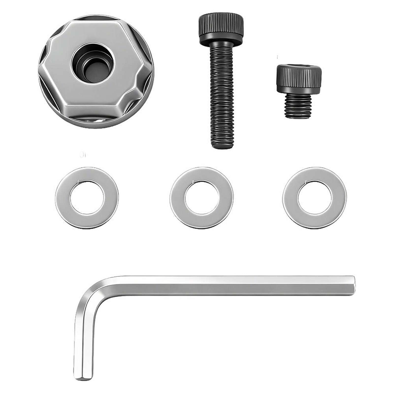 Carbon Steel Star Lock System, Multi-Tool Converter Adapter Power Tools Saw Blades Adapter Power Tools Advanced Version for StarlockAdapter Metal Adapters for DIY Projects & Woodworking