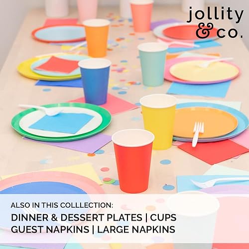 Miniatura 3 de Jollity & Co Servilletas de cóctel Shade  Servilletas de fiesta en color melocotón agrio  Paquete de 20 servilletas de cumpleaños  Fácil de mezclar
