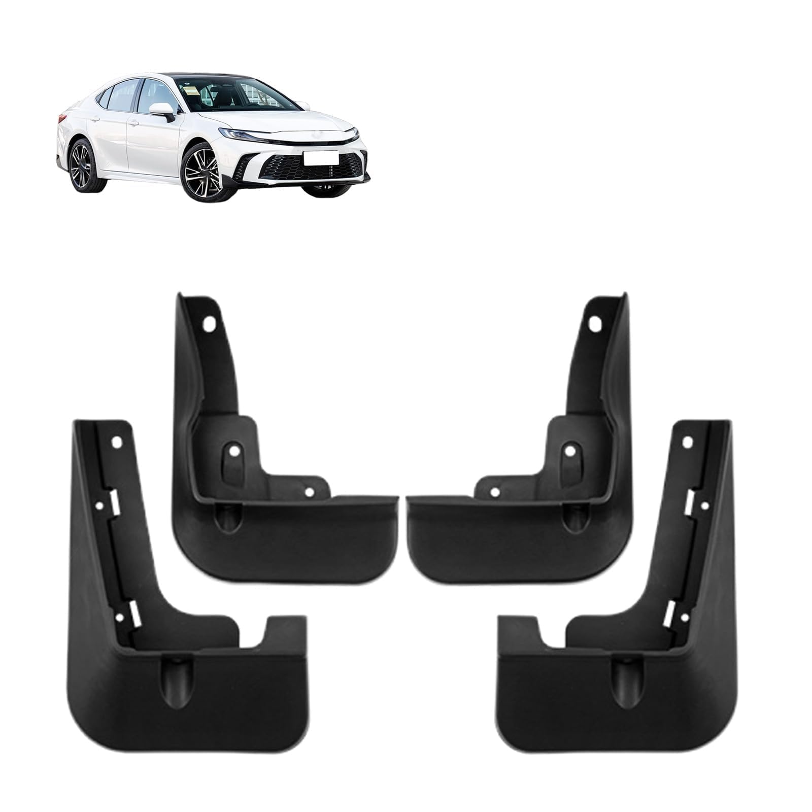 NYSLDSCO 4Pcs Premium Mud Flaps for Toyota Camry Sport SE XSE 2024-2025 Front and Rear Splash Guards Durable Mudguards Protection Against Road Debris
