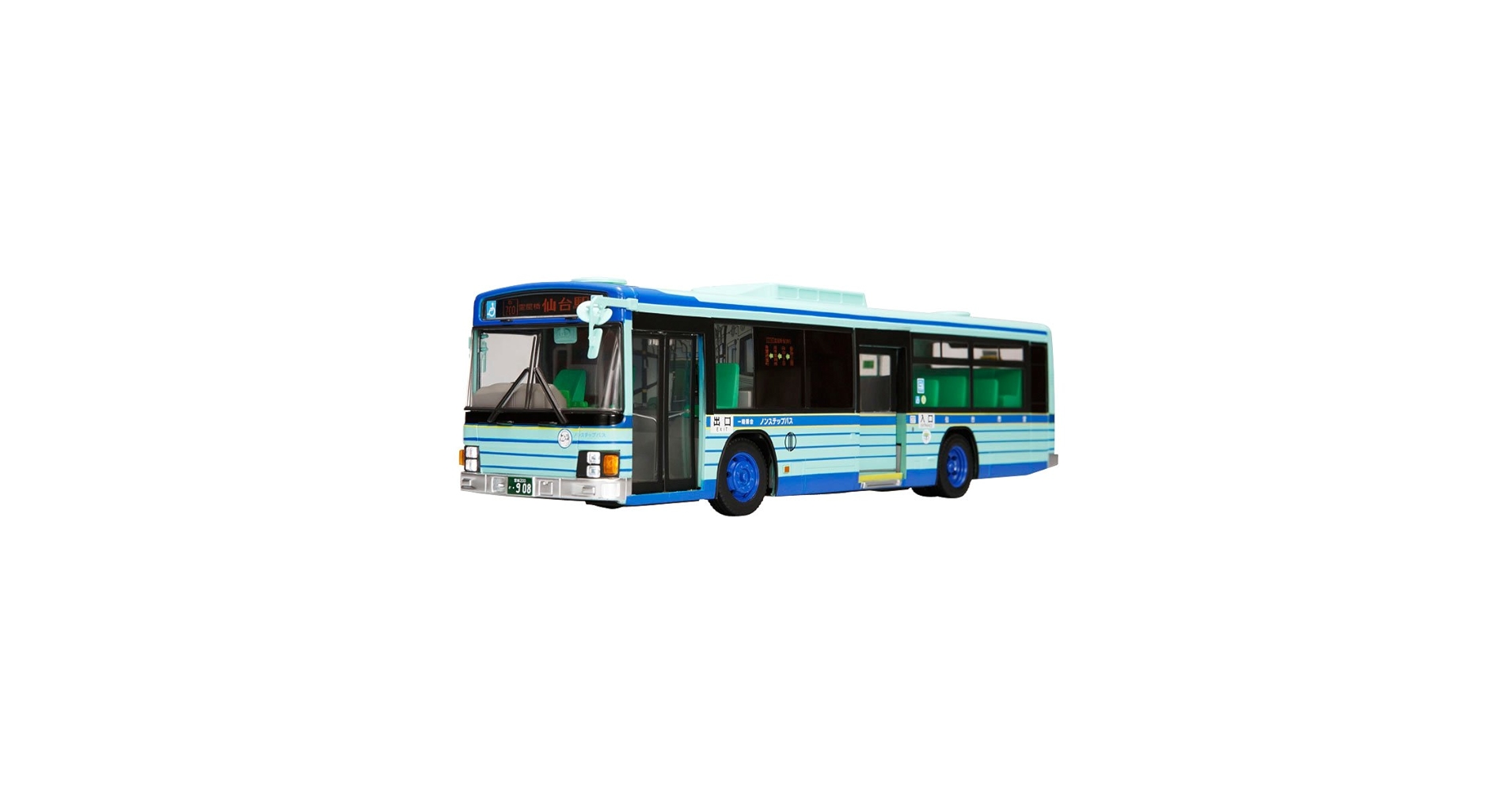 アオシマ　スカイネット　1/32 R/Cバス 仙台市交通局バス いすゞ エルガ Amazon.co.jp: スカイネット 1/32 RC バス No.04 仙台市交通局