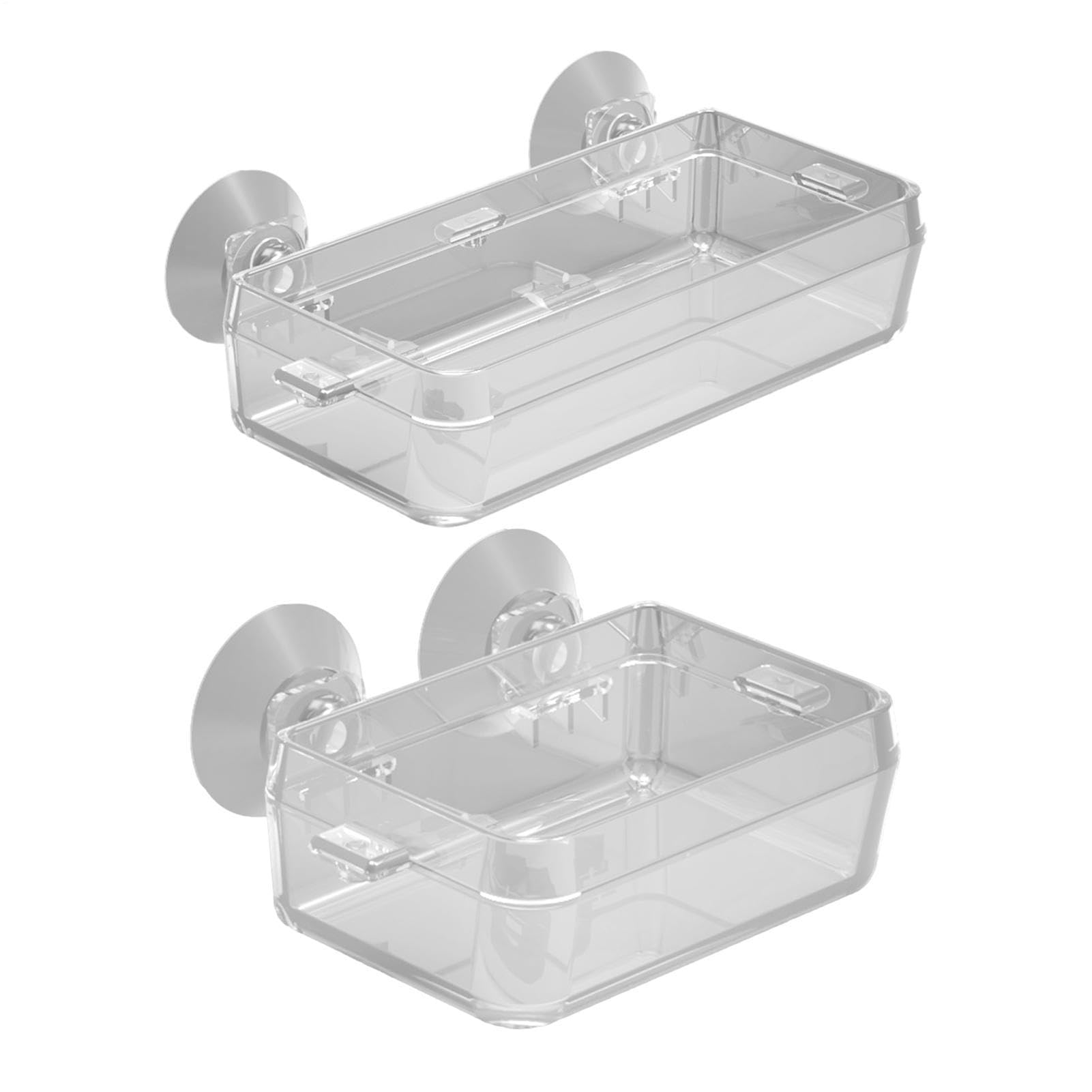 Reptile Food Dish - Anti Scape Transparent Feeding Basin