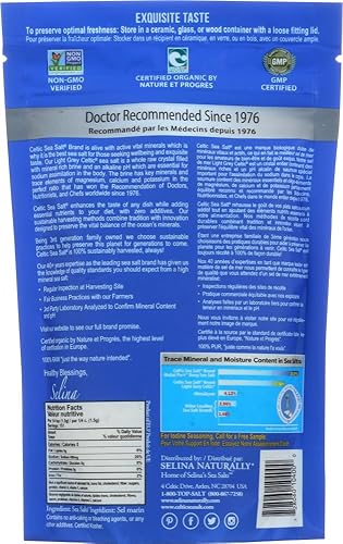 Vista 2 de Sal marina celta gris claro bolsa 8.0 oz (paquete de 3) _AB