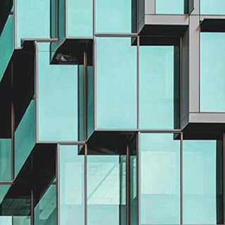 Vinilos para Cristales Opaco 120 x 180 cm Cristal Unidireccional Protector de Privacidad Anti 99% UV y Anti 92% IR Película de Ventana Solar Adhesiva para Puertas, Baños, Verde