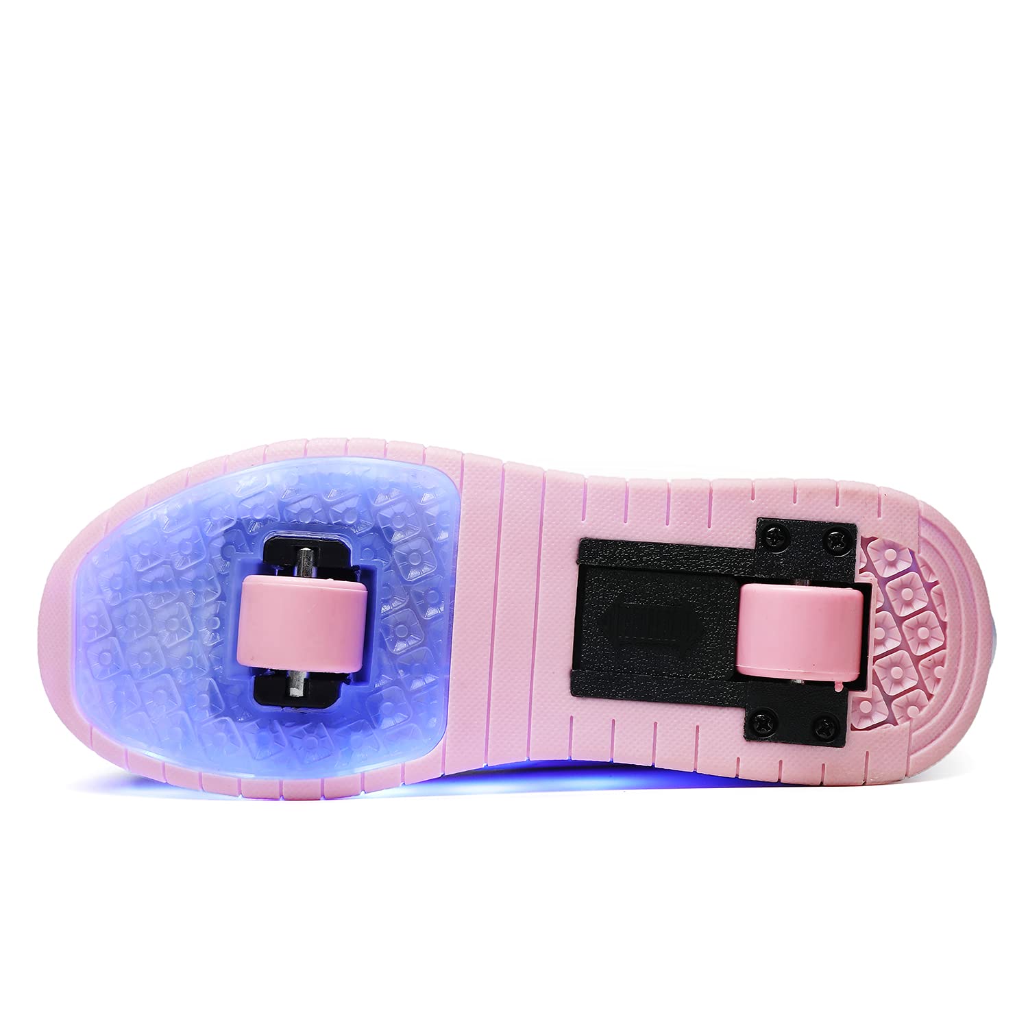 Zapatos con Ruedas Zapatillas con Dos Ruedas para niños y niña Led Luces Zapatillas con Ruedas Se Puede Bambas con Ruedas Carga con USB Automática Calzado de Skateboarding