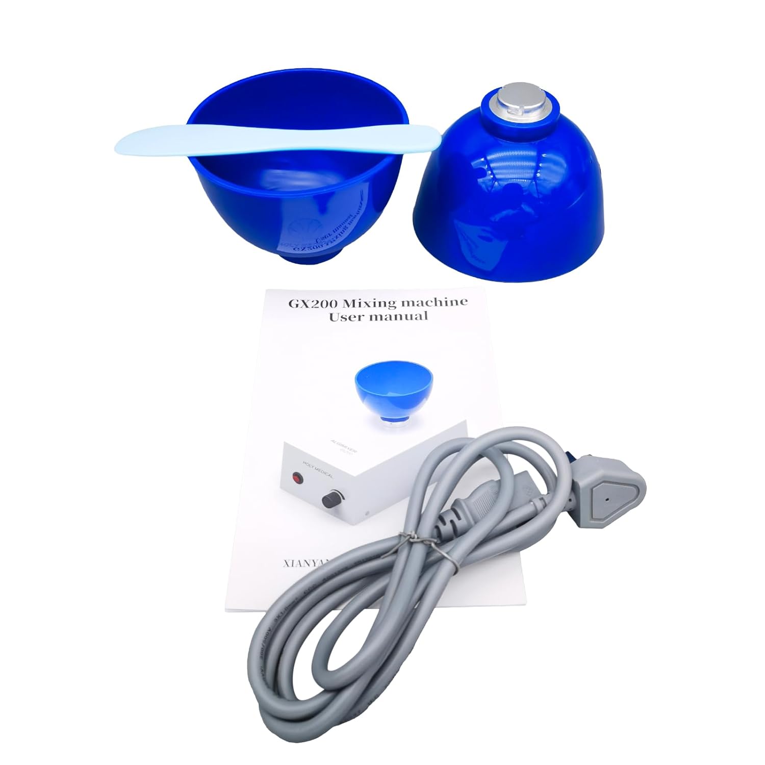 Lab Multifunctional Alginate Mixer Impression Knob Control Alginate Mixer Semi-Automatic Mixing Plaster Mixer GX200